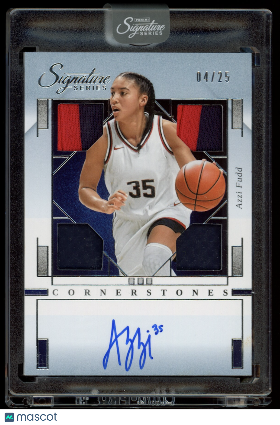 AZZI FUDD 2025-26 Panini Signature Series Cornerstones Patch Auto /25 #CS-AZF