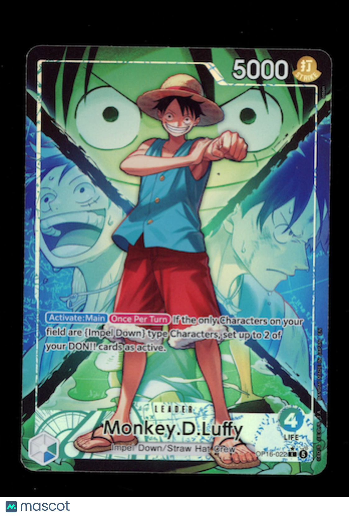 MONKEY.D.LUFFY 2026 One Piece Time of Battle #OP16-022 Alternate Art Leader