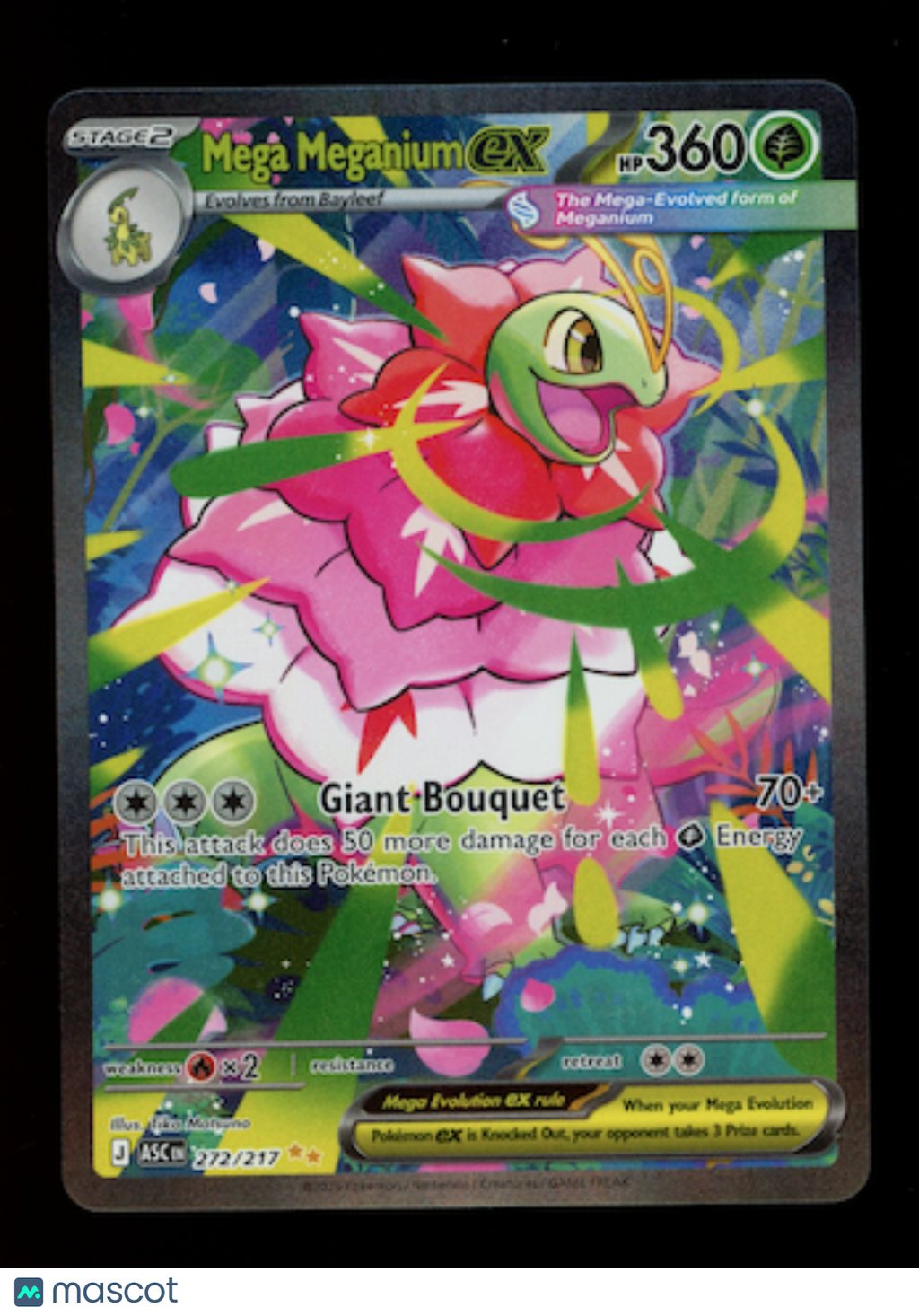 MEGA MEGANIUM EX 2026 ME Ascended Heroes #272/217 Special Illustration Rare