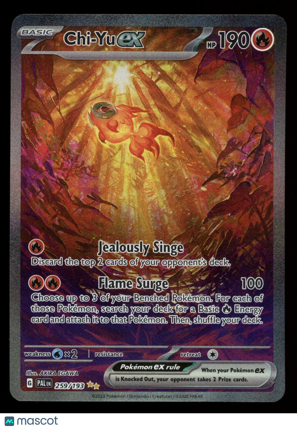 CHI-YU EX 2023 Pokemon S&V Paldea Evolved Special Illustration Rare #259/193