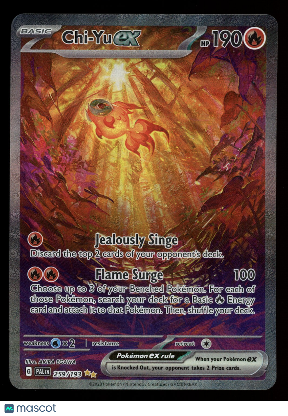 CHI-YU EX 2023 Pokemon S&V Paldea Evolved Special Illustration Rare #259/193