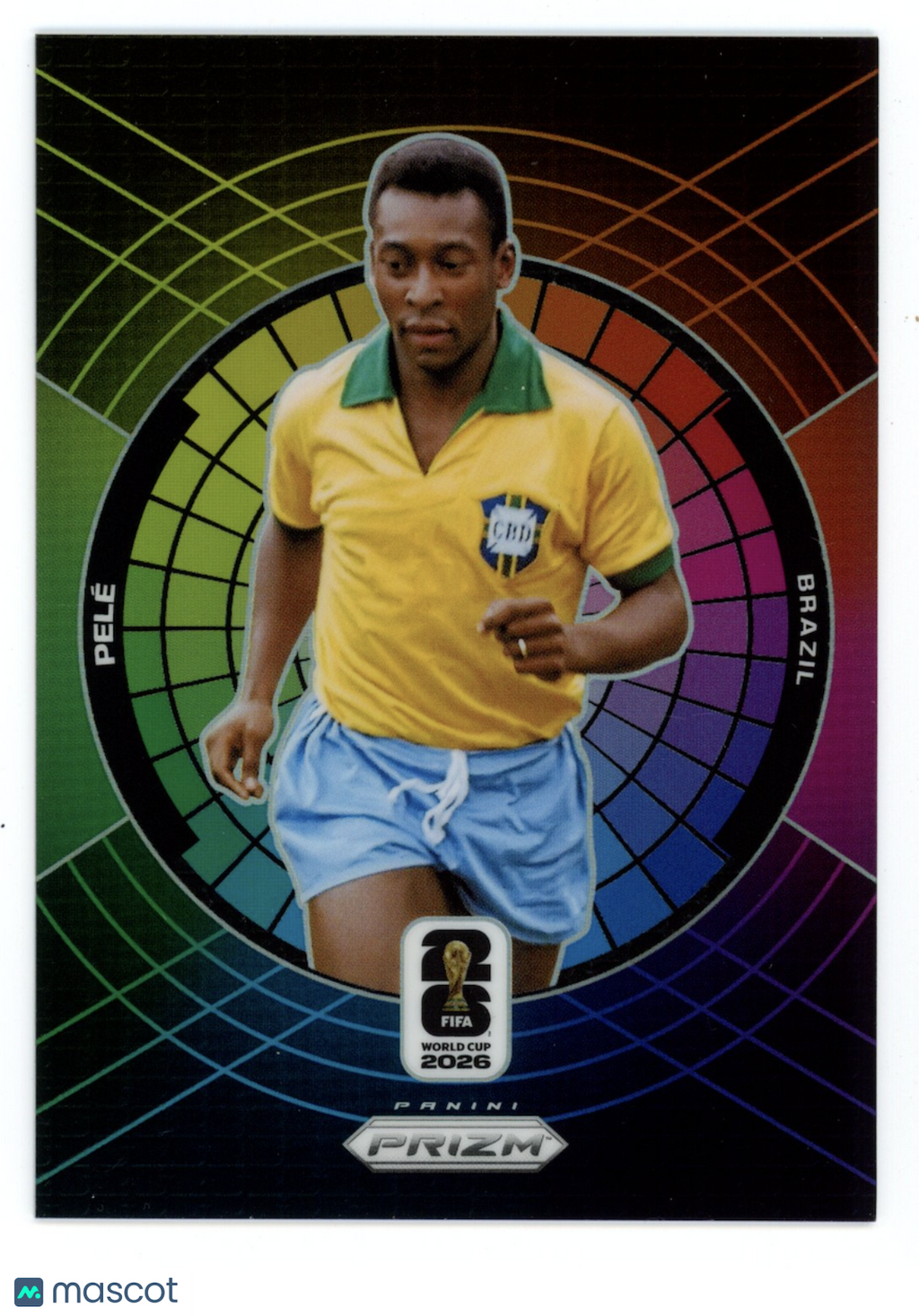PELE 2026 Panini Prizm FIFA World Cup Color Wheel Case Hit SSP #14 Brazil