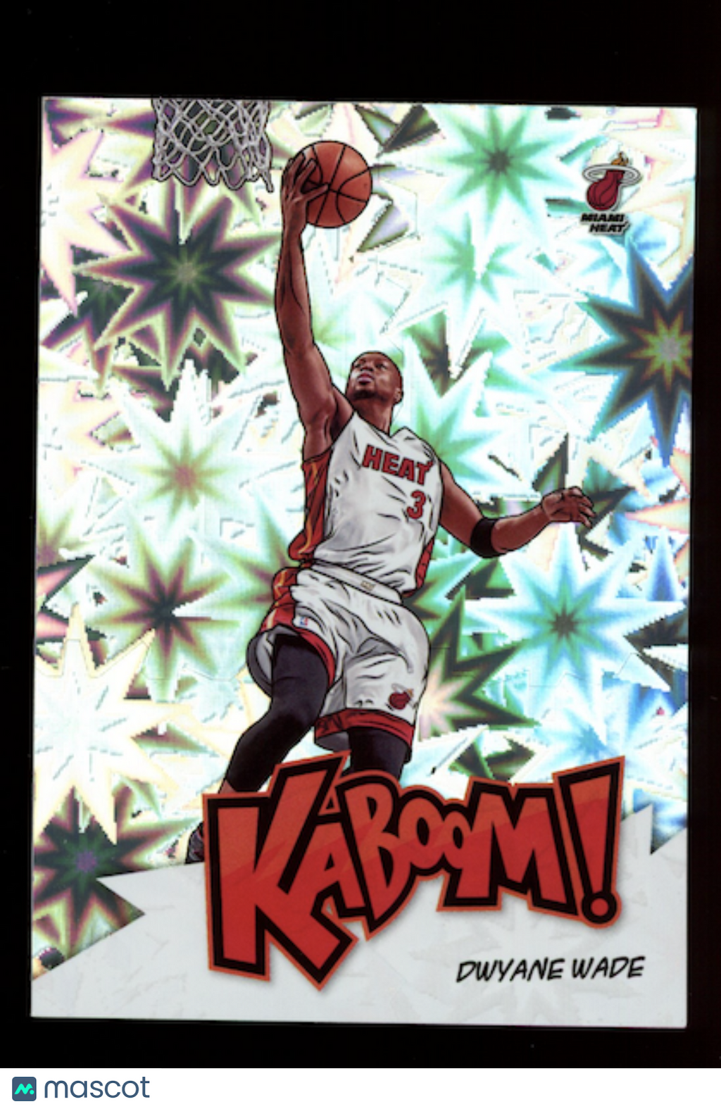 DWYANE WADE 2020-21 Panini Crown Royale Kaboom Case Hit SSP #15 Heat