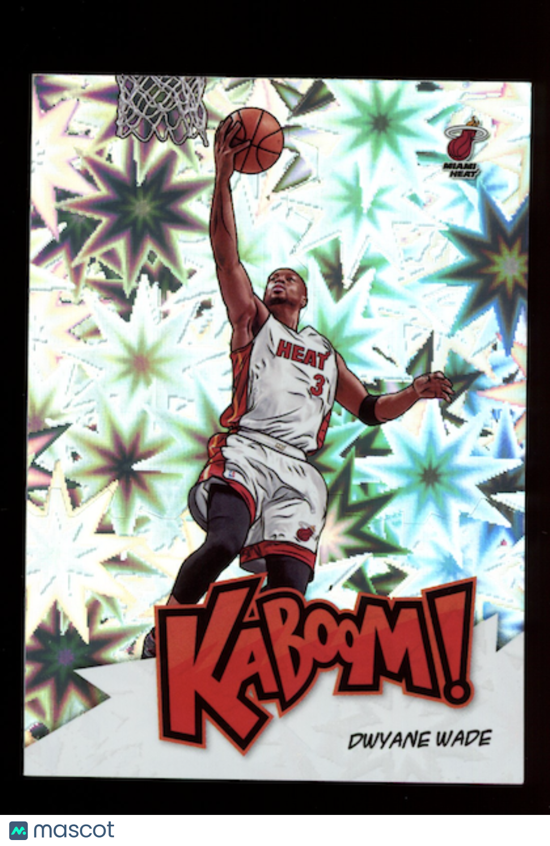 DWYANE WADE 2020-21 Panini Crown Royale Kaboom Case Hit SSP #15 Heat