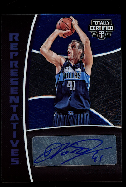 DIRK NOWITZKI 2016-17 Panini Totally Certified Representatives Auto /50 #7