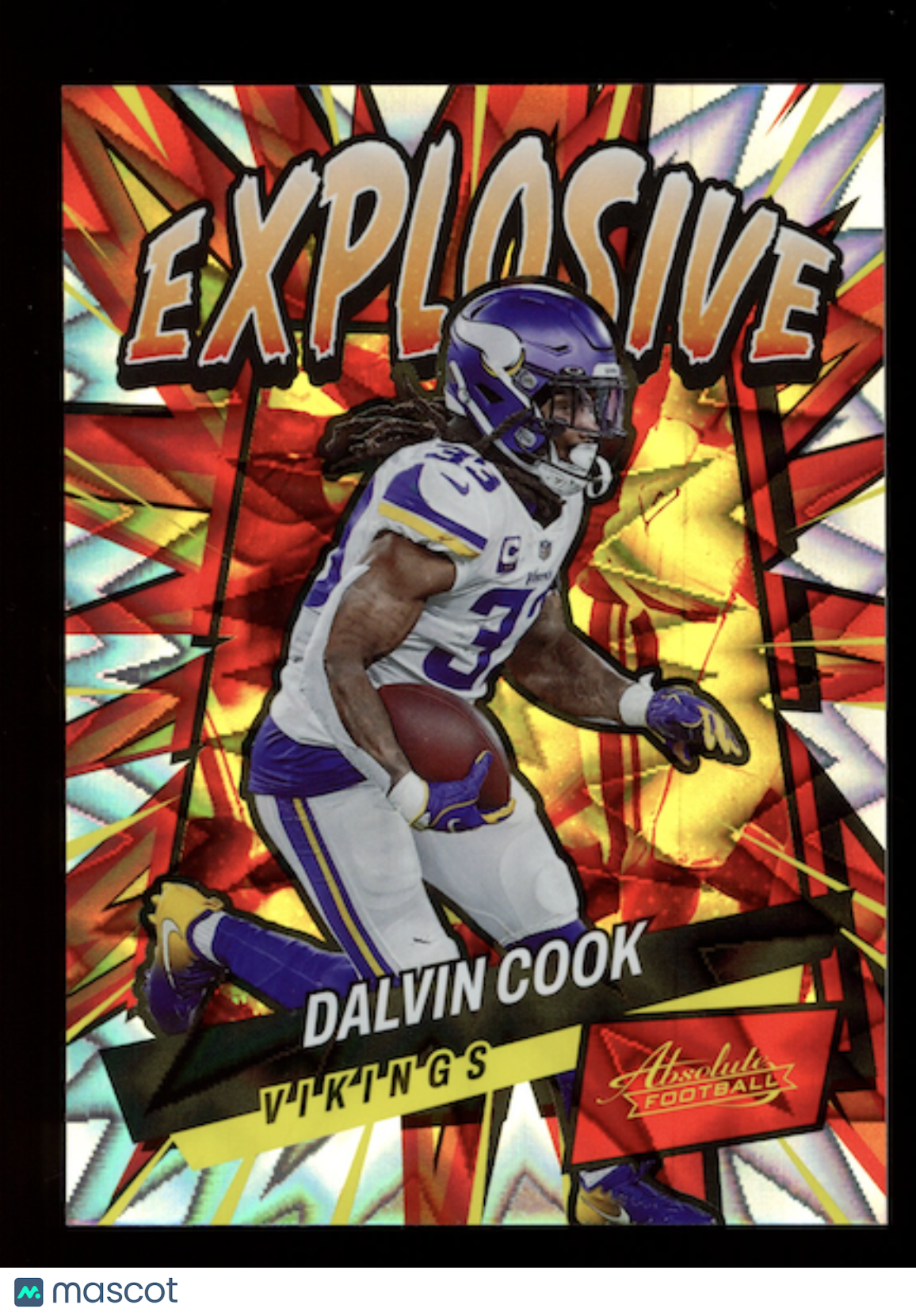 DALVIN COOK 2022 Panini Absolute Explosive Case Hit SSP #E21 Vikings