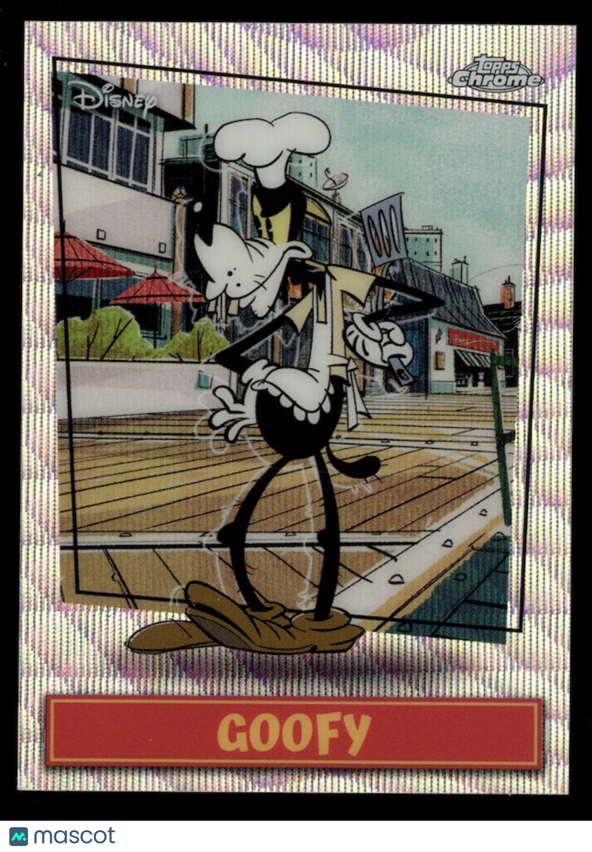 GOOFY 2026 Topps Disney Neon Chrome Mickey Shorts Short Print #MSSP-20