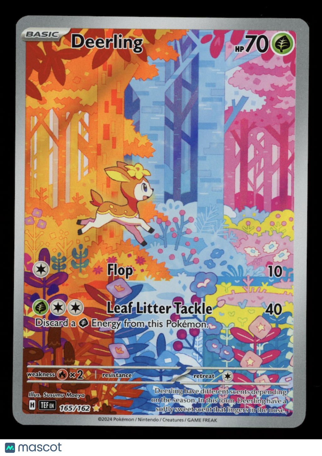 DEERLING 2024 Pokemon S&V Temporal Forces #165/162 Illustration Rare