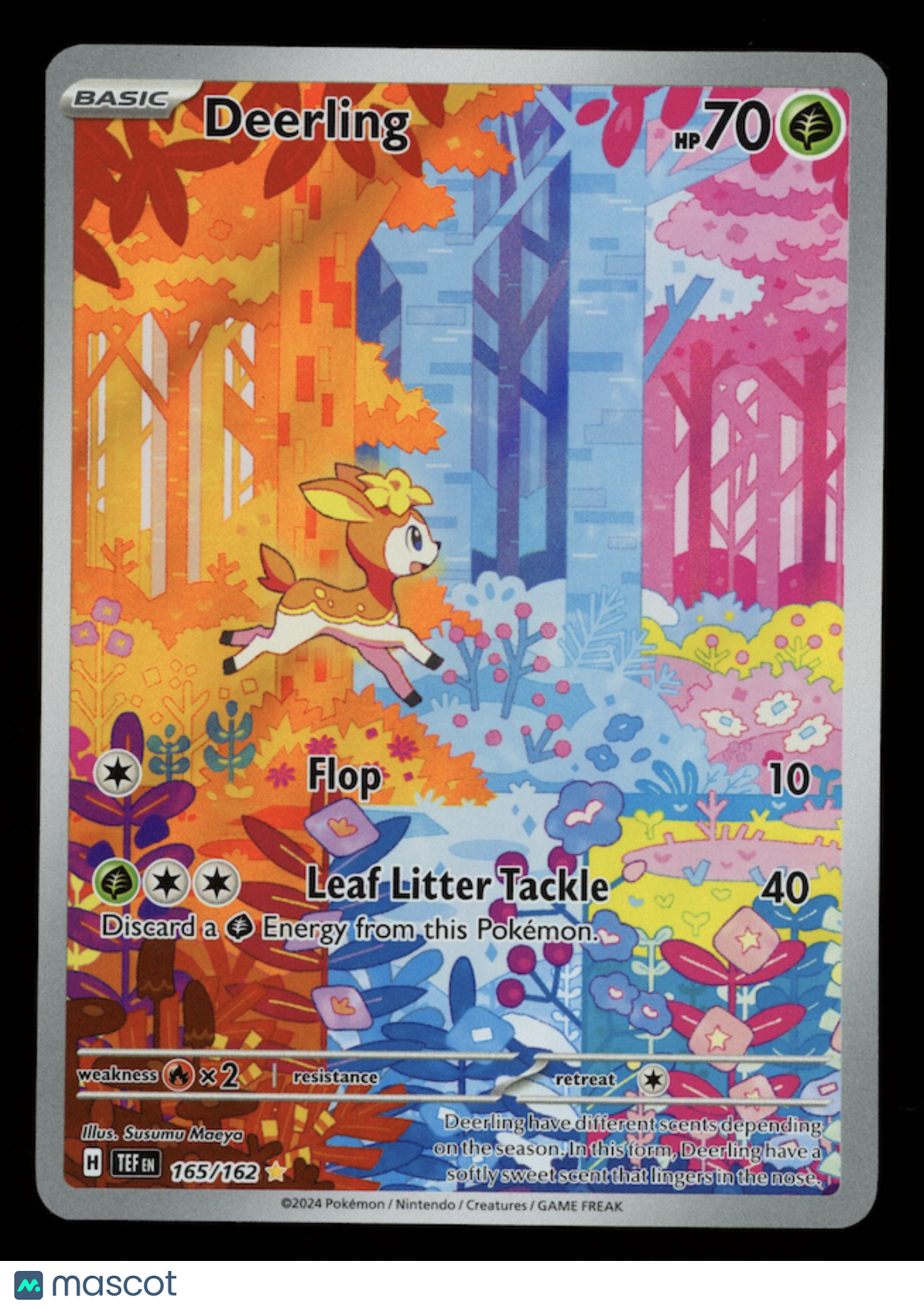 DEERLING 2024 Pokemon S&V Temporal Forces #165/162 Illustration Rare