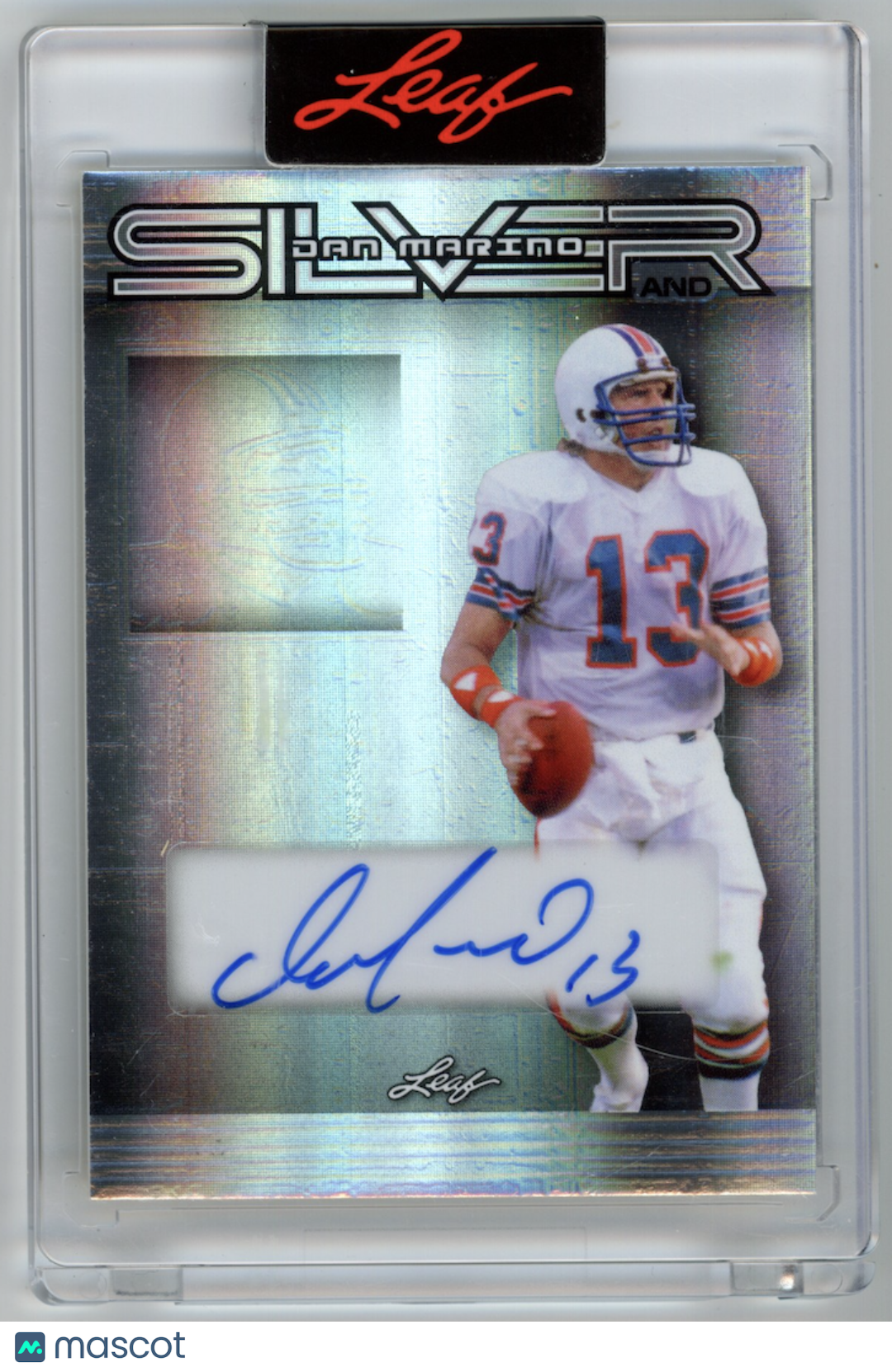DAN MARINO JOE MONTANA 2024 Leaf Electrum Silver and Gold Dual Auto /10 #SG-6