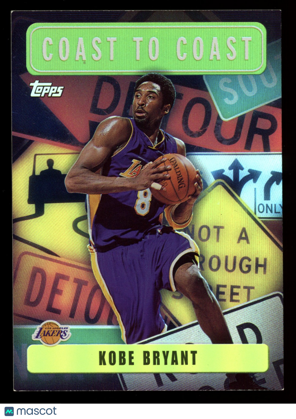 KOBE BRYANT 2002-03 Topps Coast to Coast Insert #CC7 Lakers