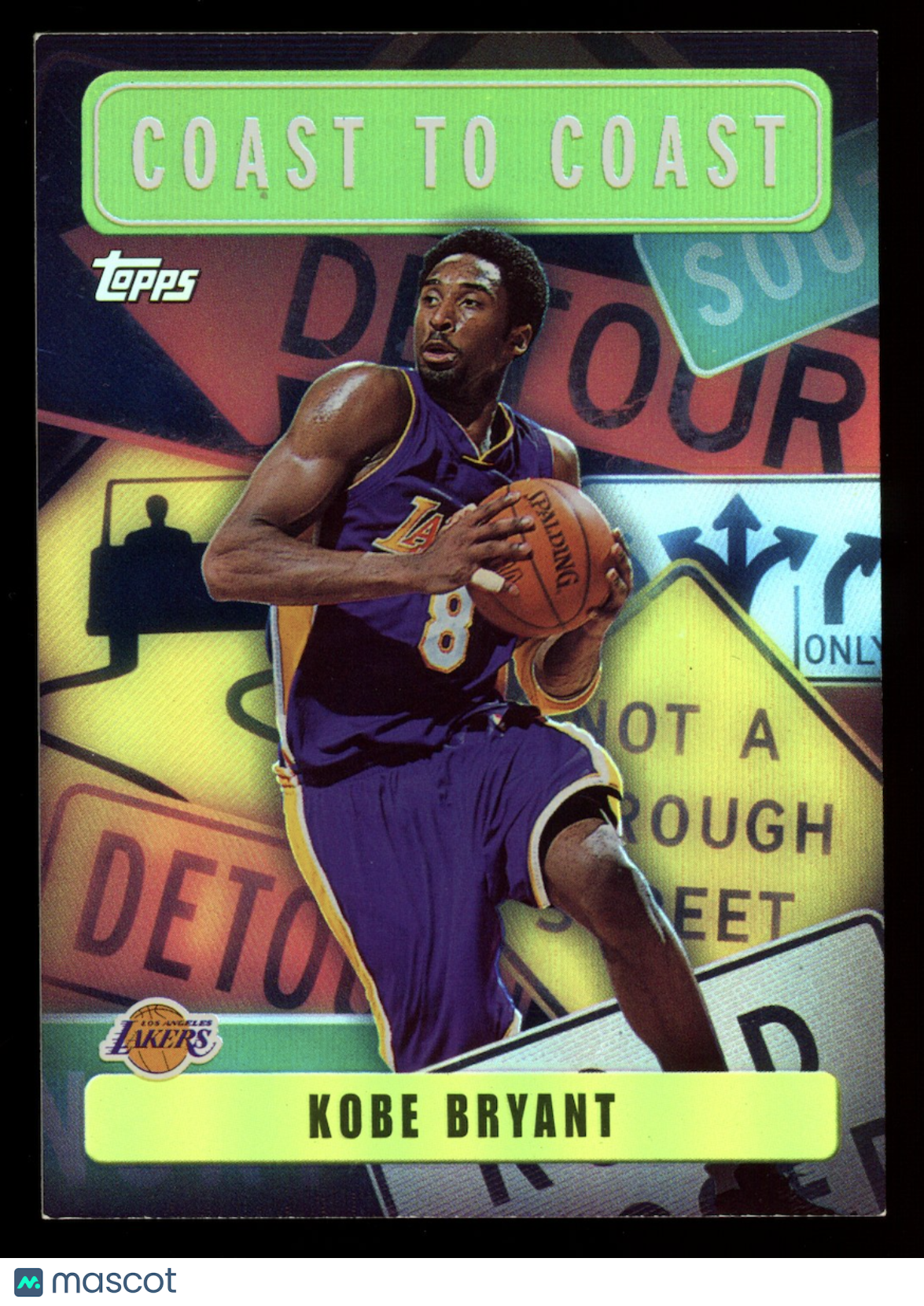 KOBE BRYANT 2002-03 Topps Coast to Coast Insert #CC7 Lakers