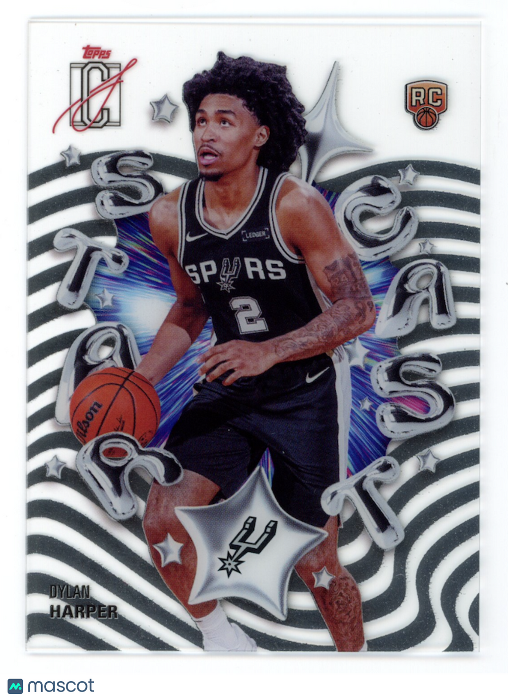 DYLAN HARPER 2025-26 Topps Signature Class Star Cast Rookie Case Hit SSP #SC-22