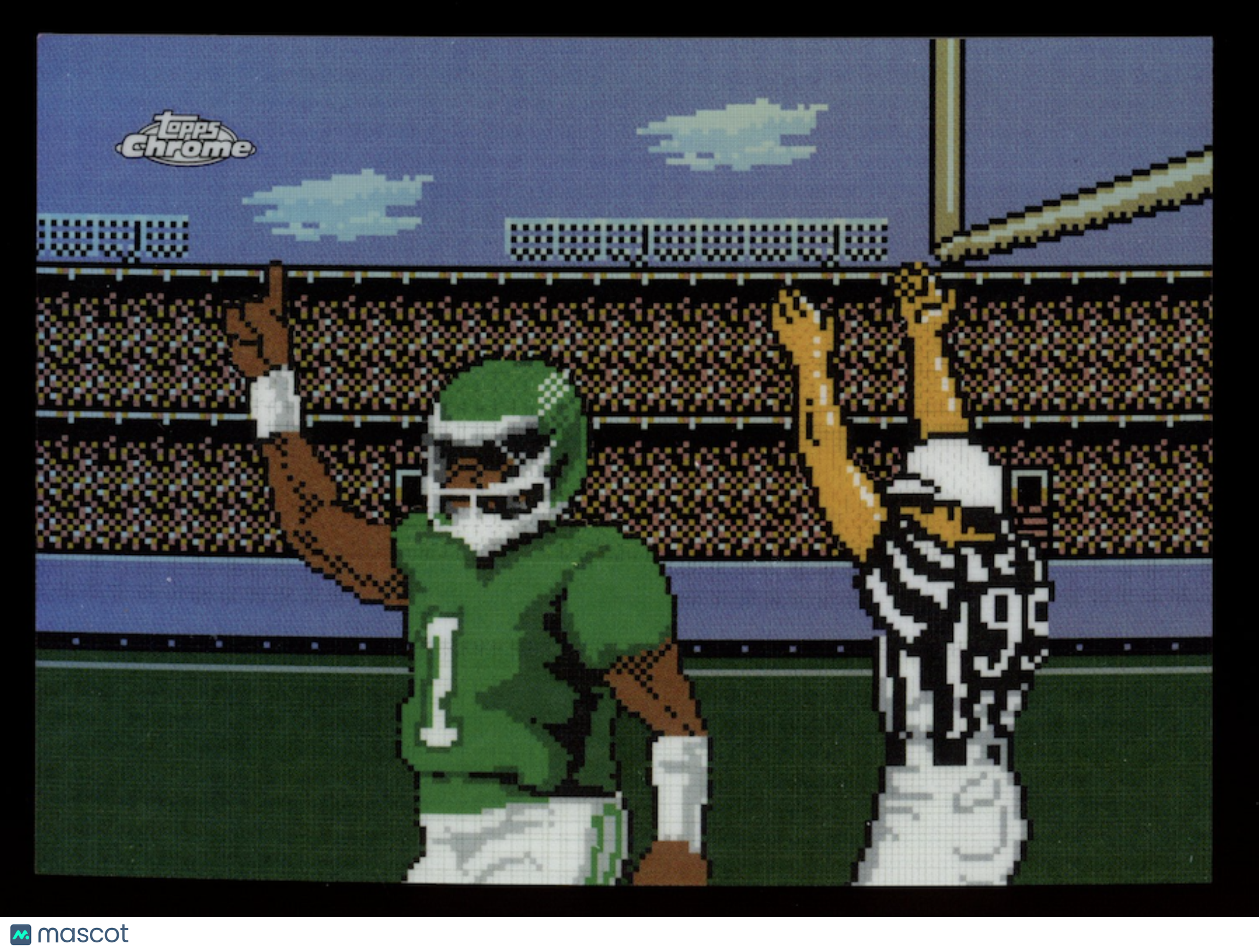 JALEN HURTS 2025 Topps Chrome Tecmo Bowl Case Hit SSP #TECMO-23 Eagles