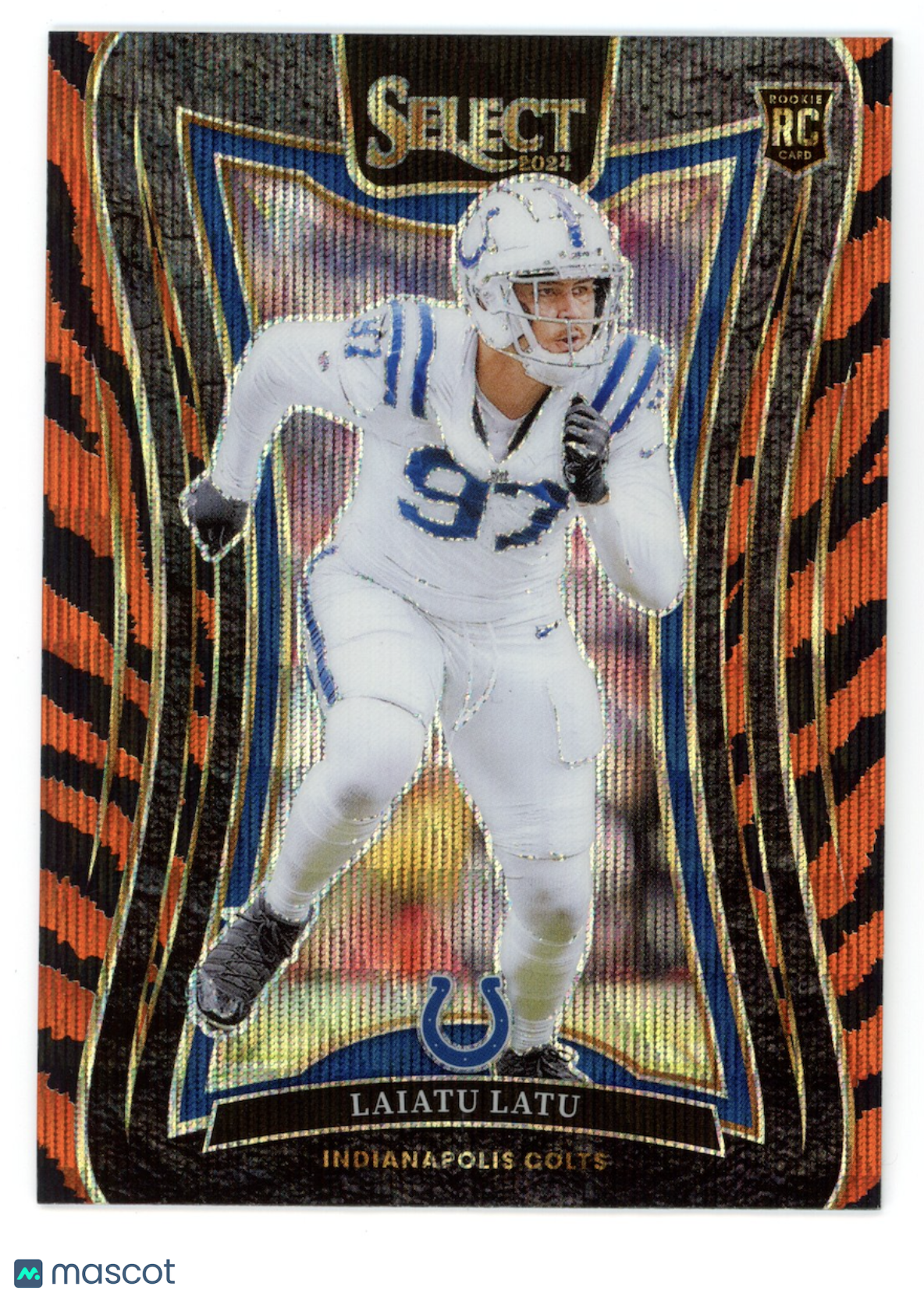 LAIATU LATU 2024 Panini Select Rookie Suite Level Tiger Prizm SSP #341 Colts