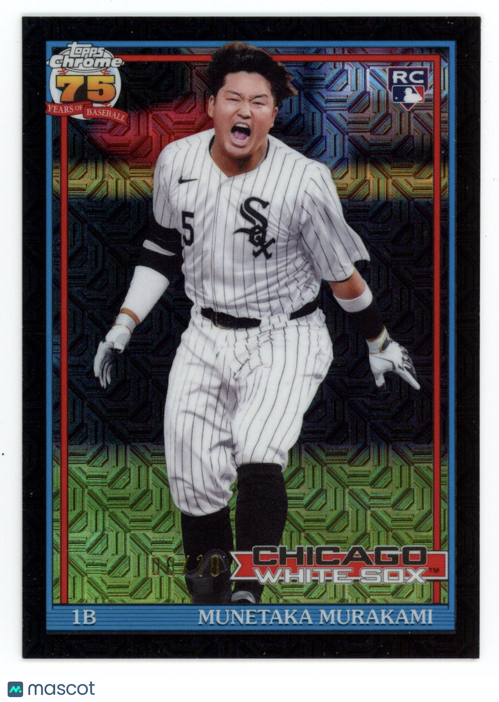MUNETAKA MURAKAMI 2026 Topps Series 2 Chrome Black Mojo Rookie /10 #91C2-20