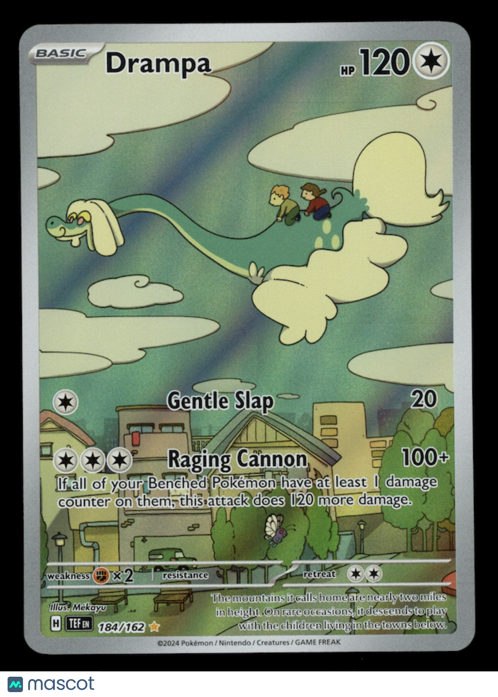 DRAMPA 2024 Pokemon S&V Temporal Forces Illustration Rare #184/162