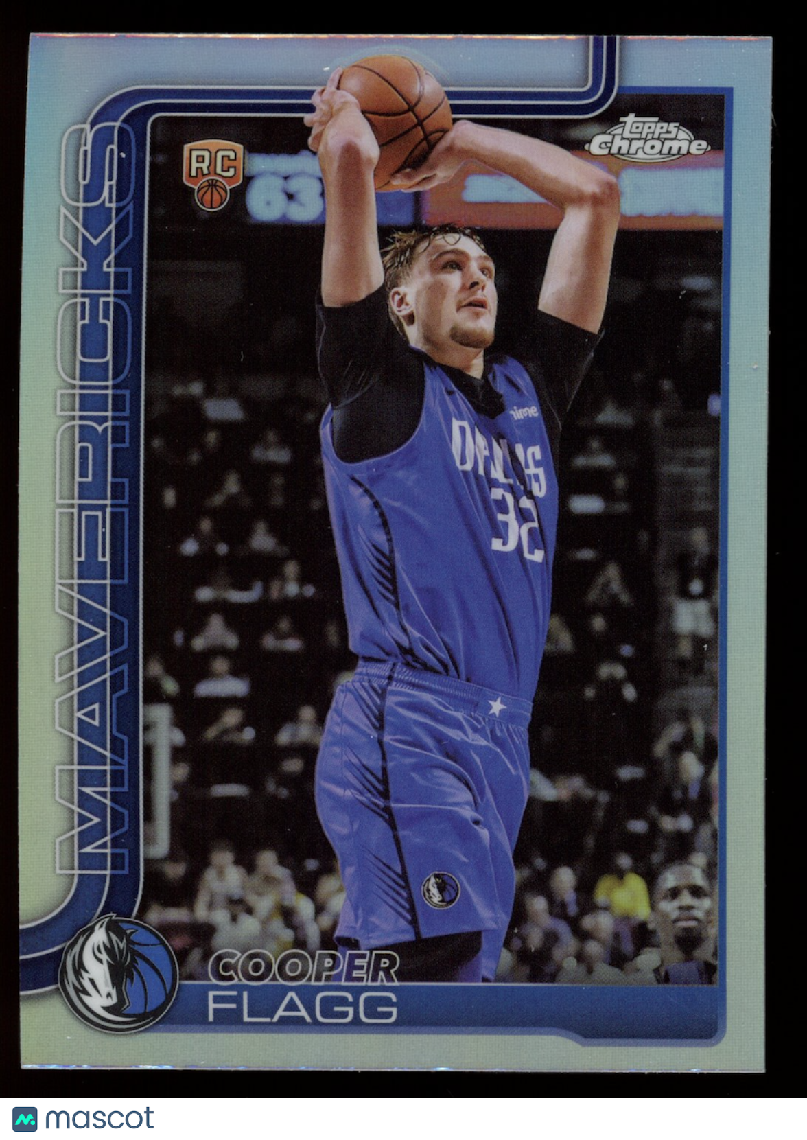 COOPER FLAGG 2025-26 Topps Chrome Rookie Refractor #251 Mavericks