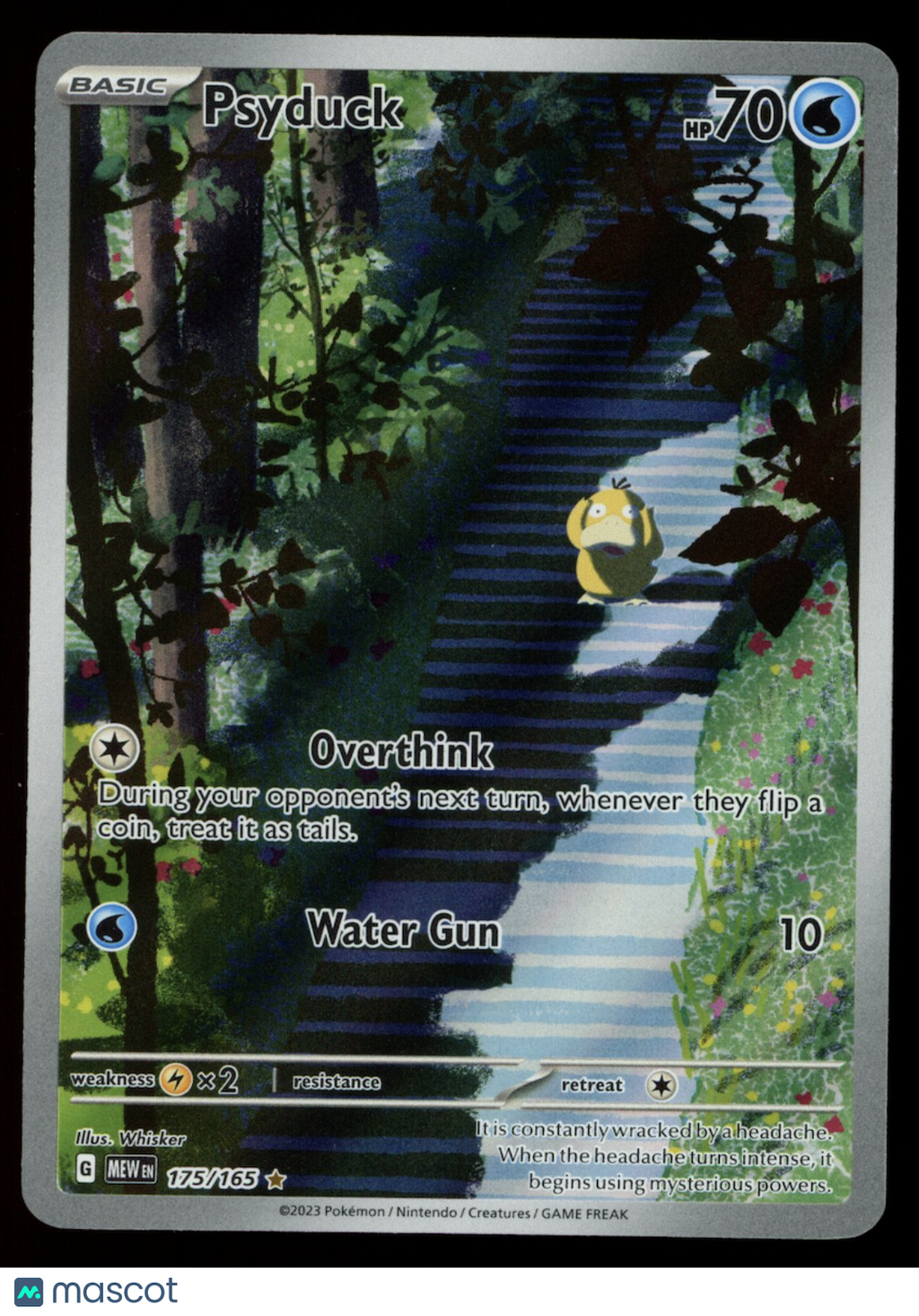 PSYDUCK 2023 Pokemon Scarlet & Violet 151 #175/165 Special Illustration Rare