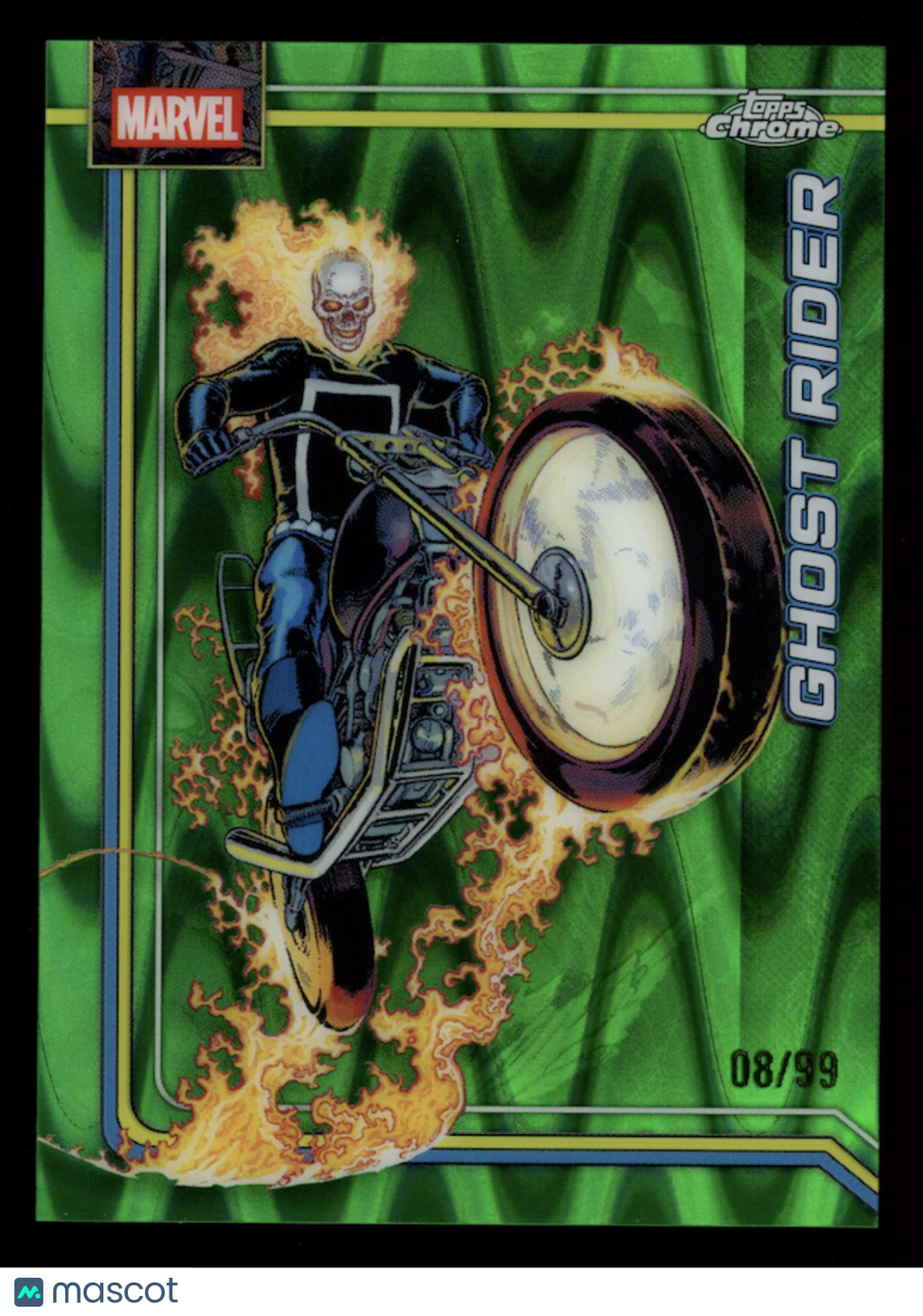 GHOST RIDER 2026 Topps Chrome Marvel Comics Green RayWave Refractor /99 #041