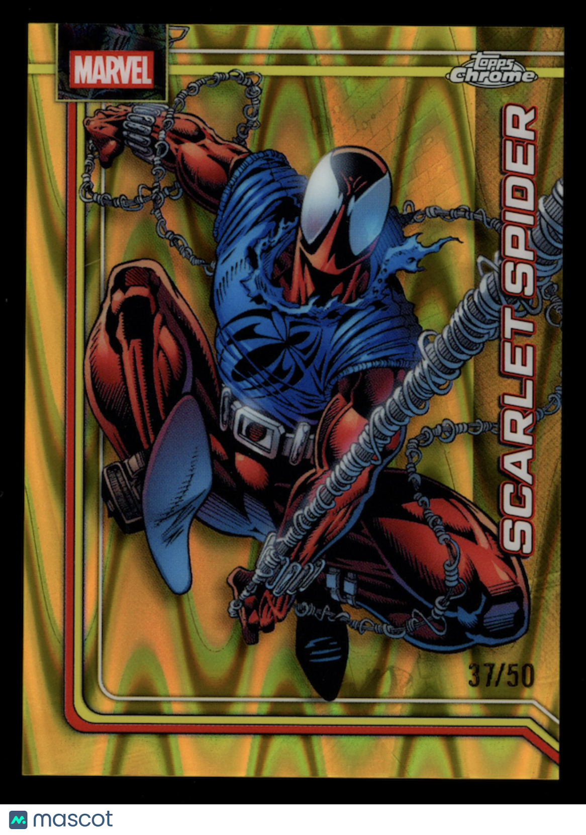 SCARLET SPIDER 2026 Topps Chrome Marvel Comics Gold RayWave Refractor /50 #146