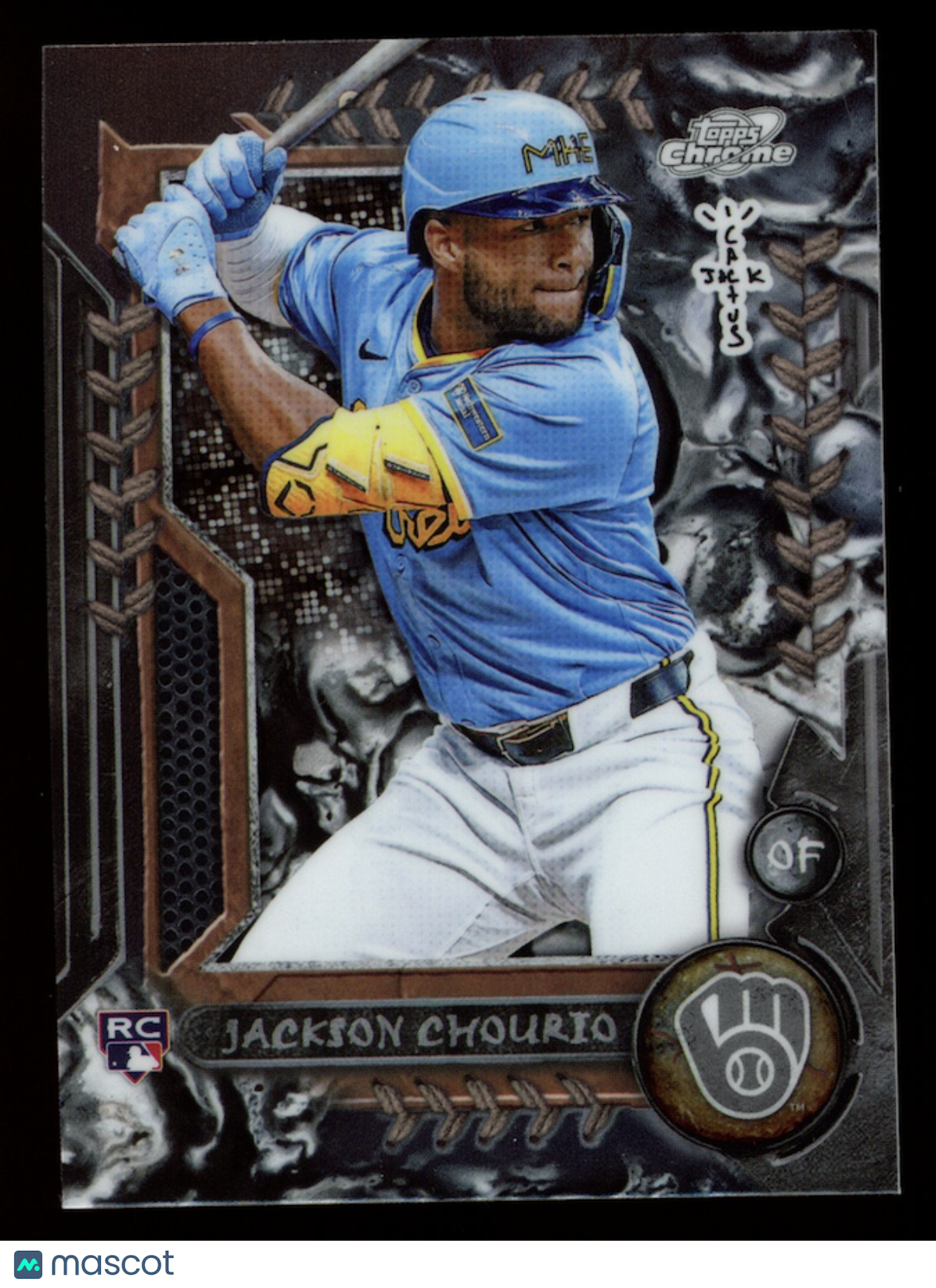 JACKSON CHOURIO 2024 Topps Chrome Cactus Jack Rookie #5 Brewers