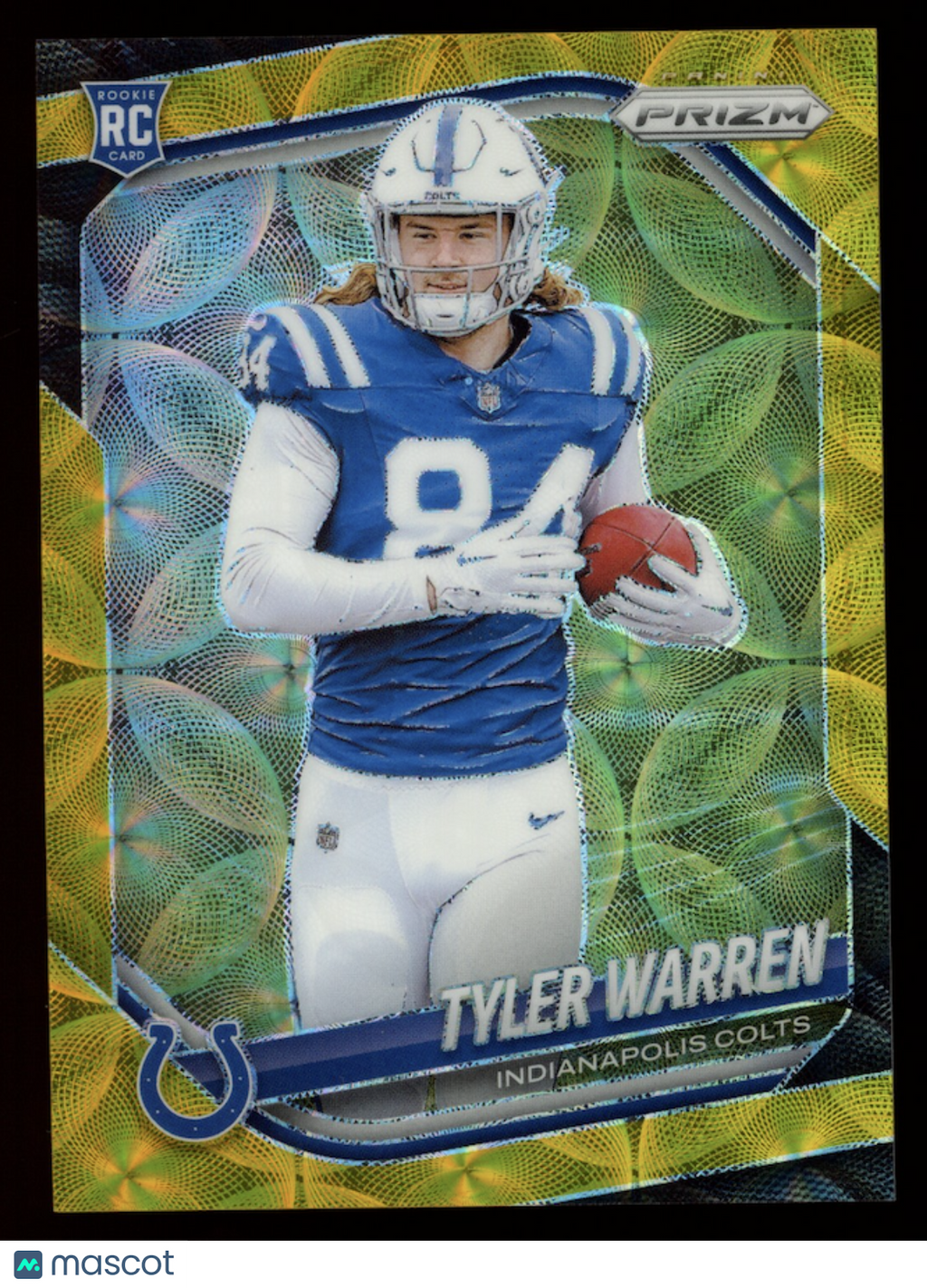 TYLER WARREN 2025 Panini Prizm Choice Rookie Gold /10 #339 Colts