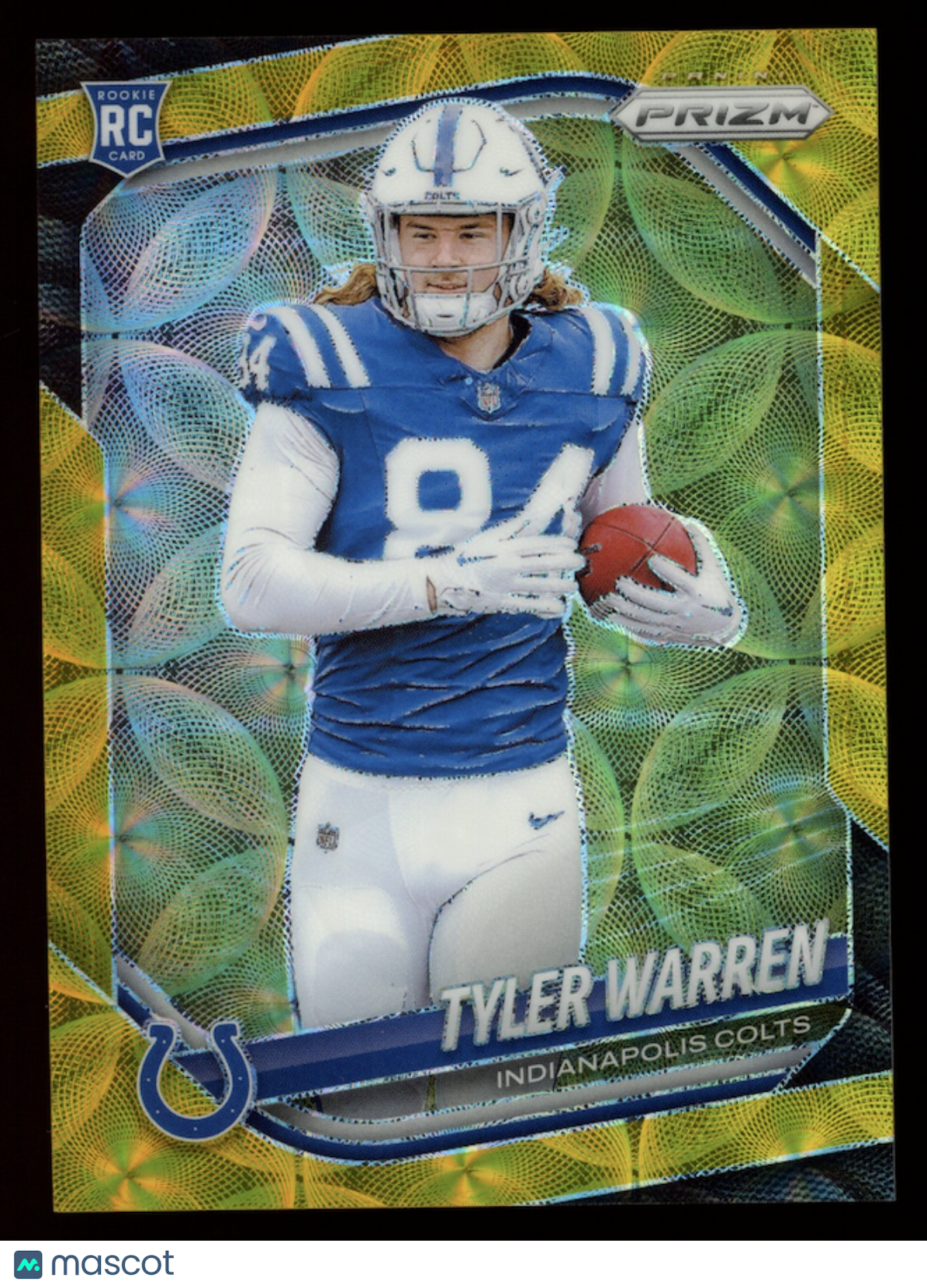 TYLER WARREN 2025 Panini Prizm Choice Rookie Gold /10 #339 Colts