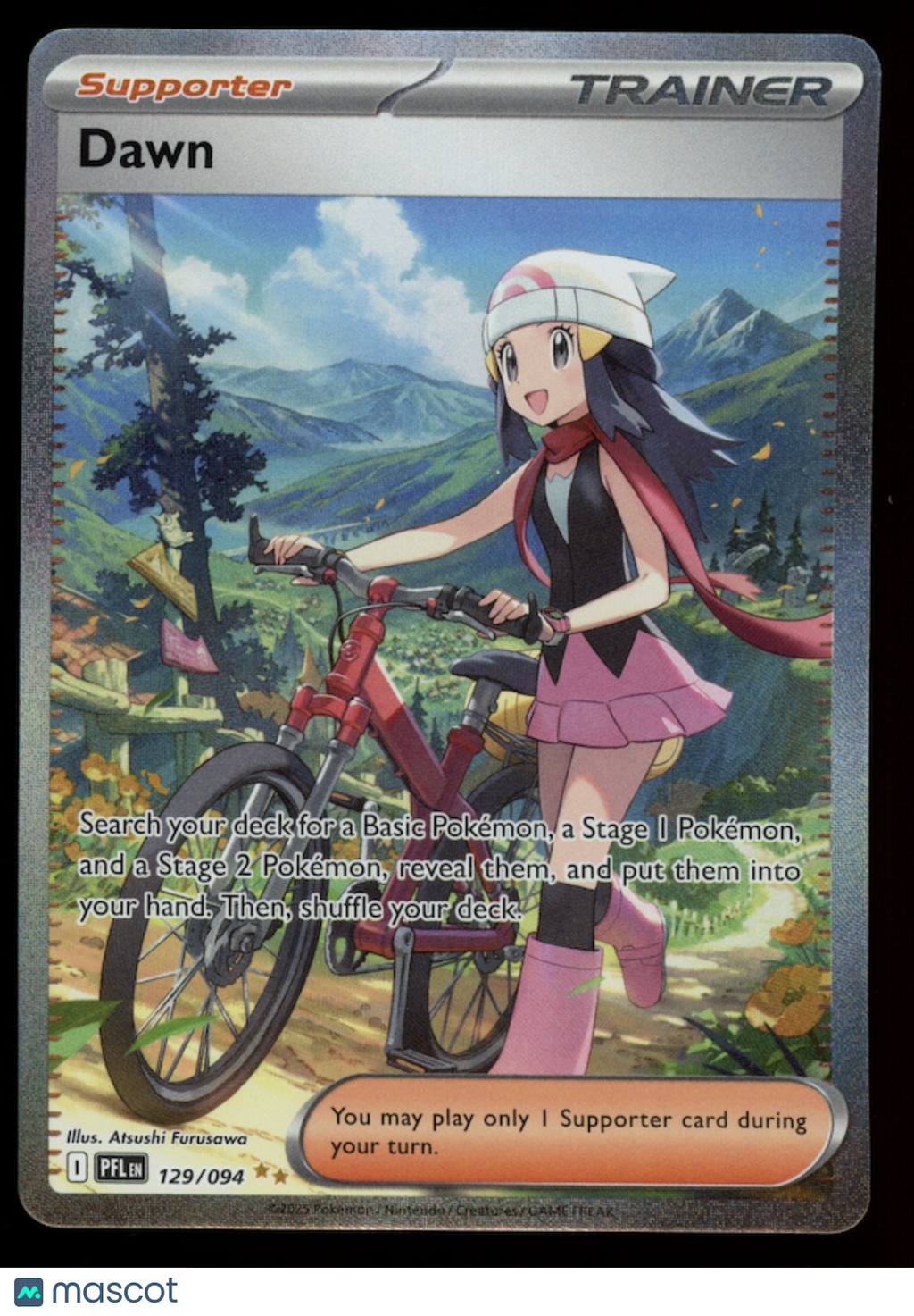 DAWN 2025 Pokemon ME Phantasmal Flames #129/94 Special Illustration Rare