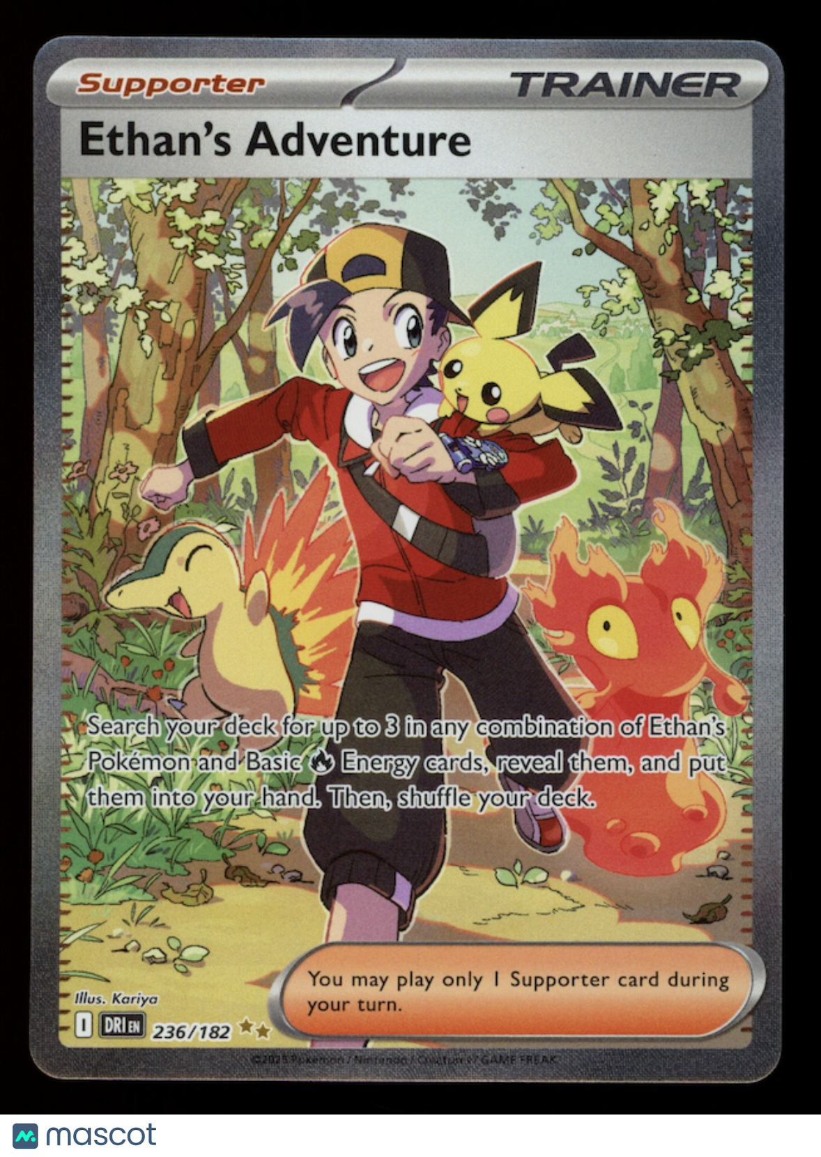 ETHAN'S ADVENTURE Pokemon S&V Destined Rivals #236 Special Illustration Rare