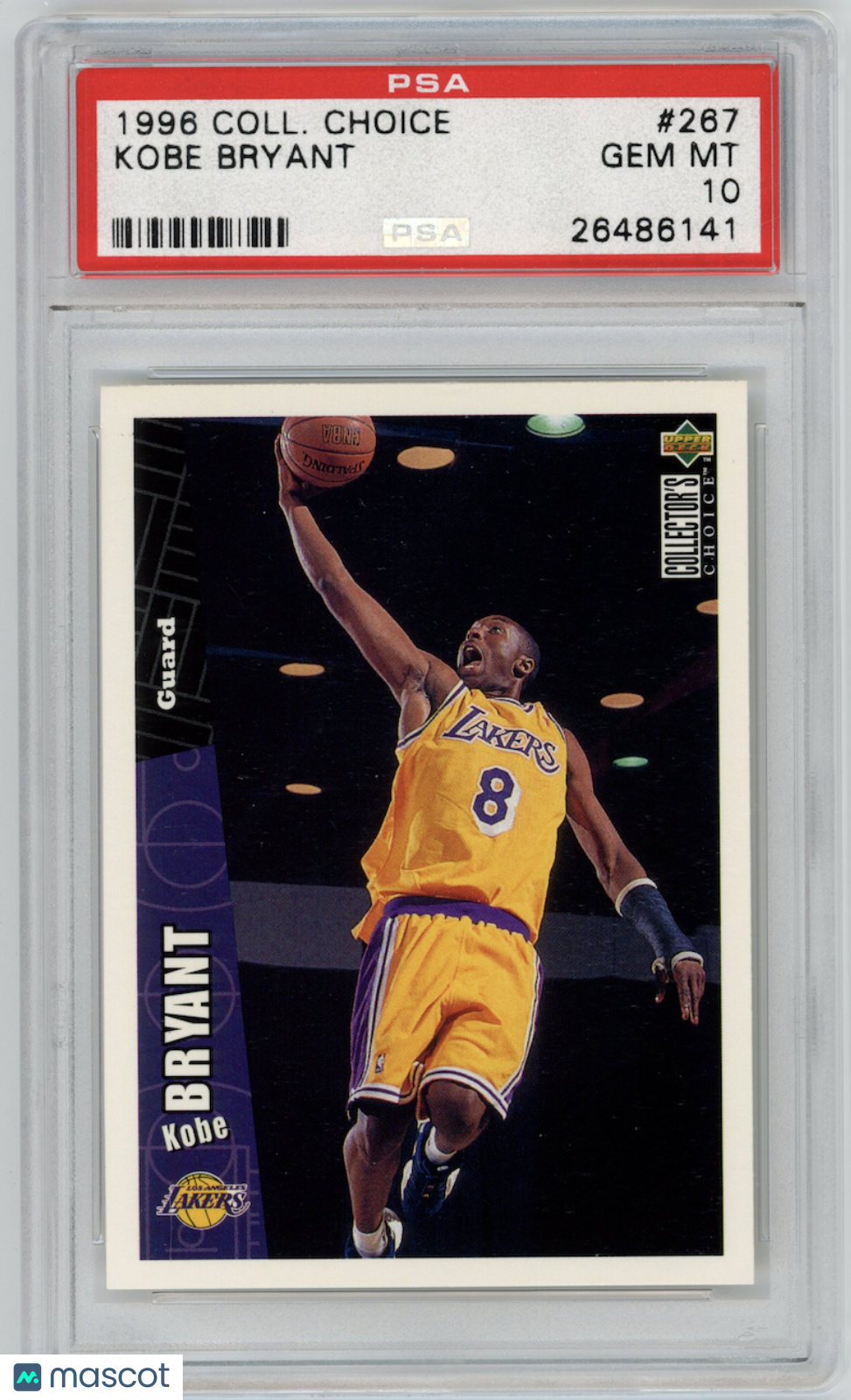 KOBE BRYANT 1996-97 Upper Deck UD Collector's Choice #267 PSA 10 Lakers