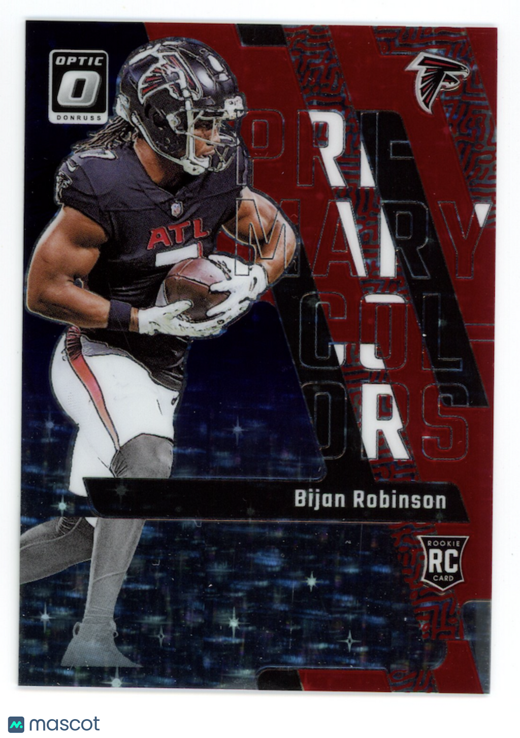 BIJAN ROBINSON 2023 Donruss Optic Rookie Primary Colors Purple Stars FOTL /25