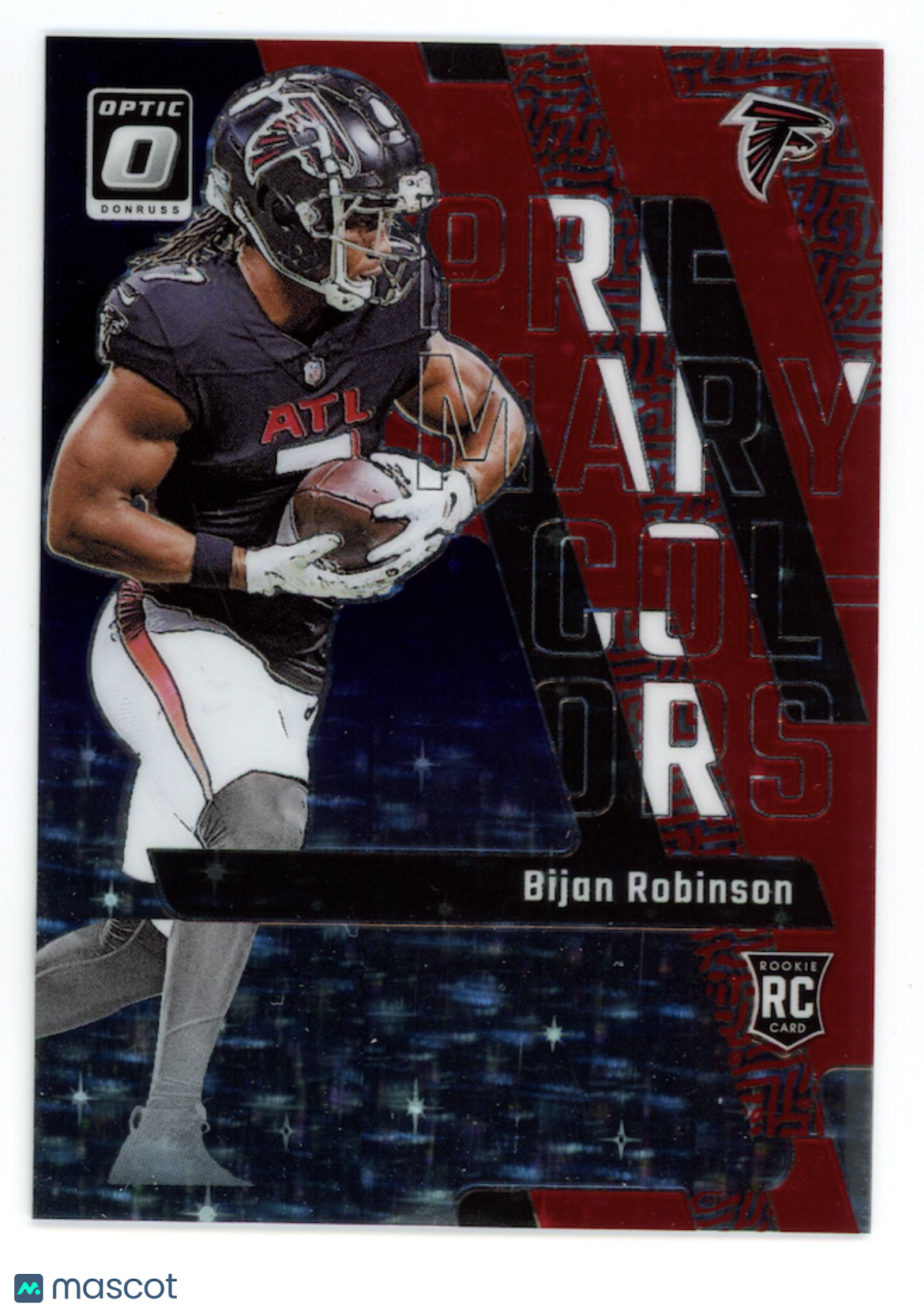 BIJAN ROBINSON 2023 Donruss Optic Rookie Primary Colors Purple Stars FOTL /25