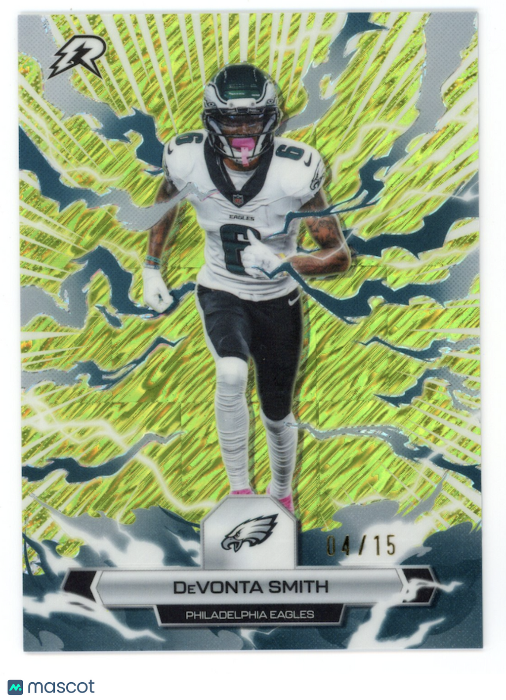 DEVONTA SMITH 2025 Topps Resurgence Lime Green Surge /15 #81 Eagles