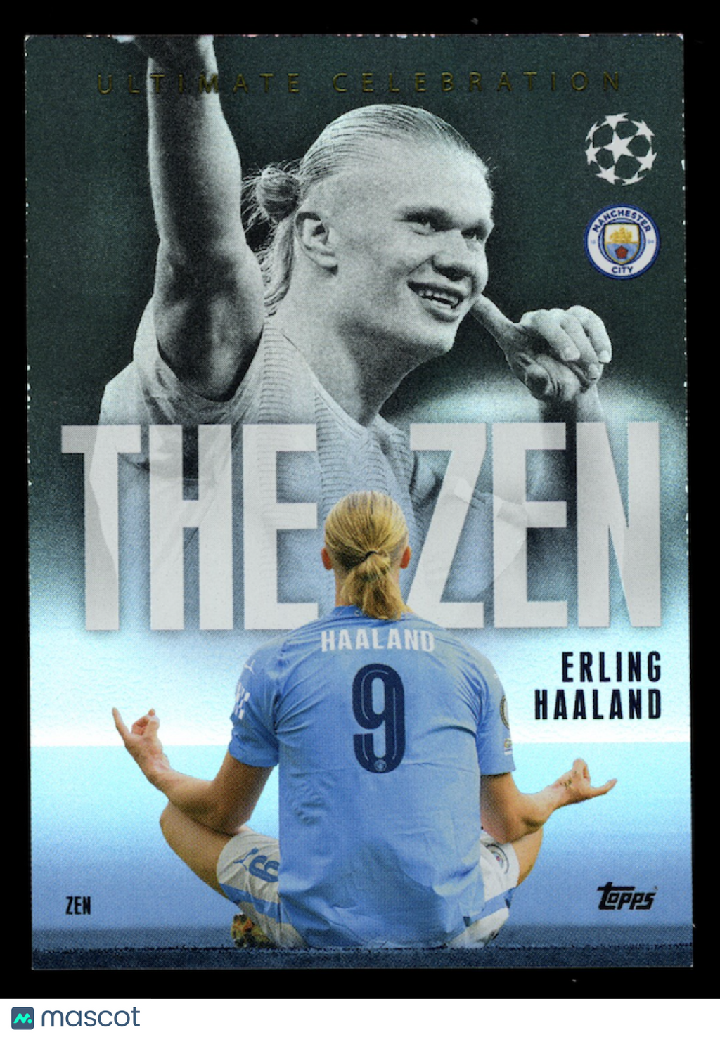 ERLING HAALAND 2023 Topps Match Attax Ultimate Celebration The Zen Man City