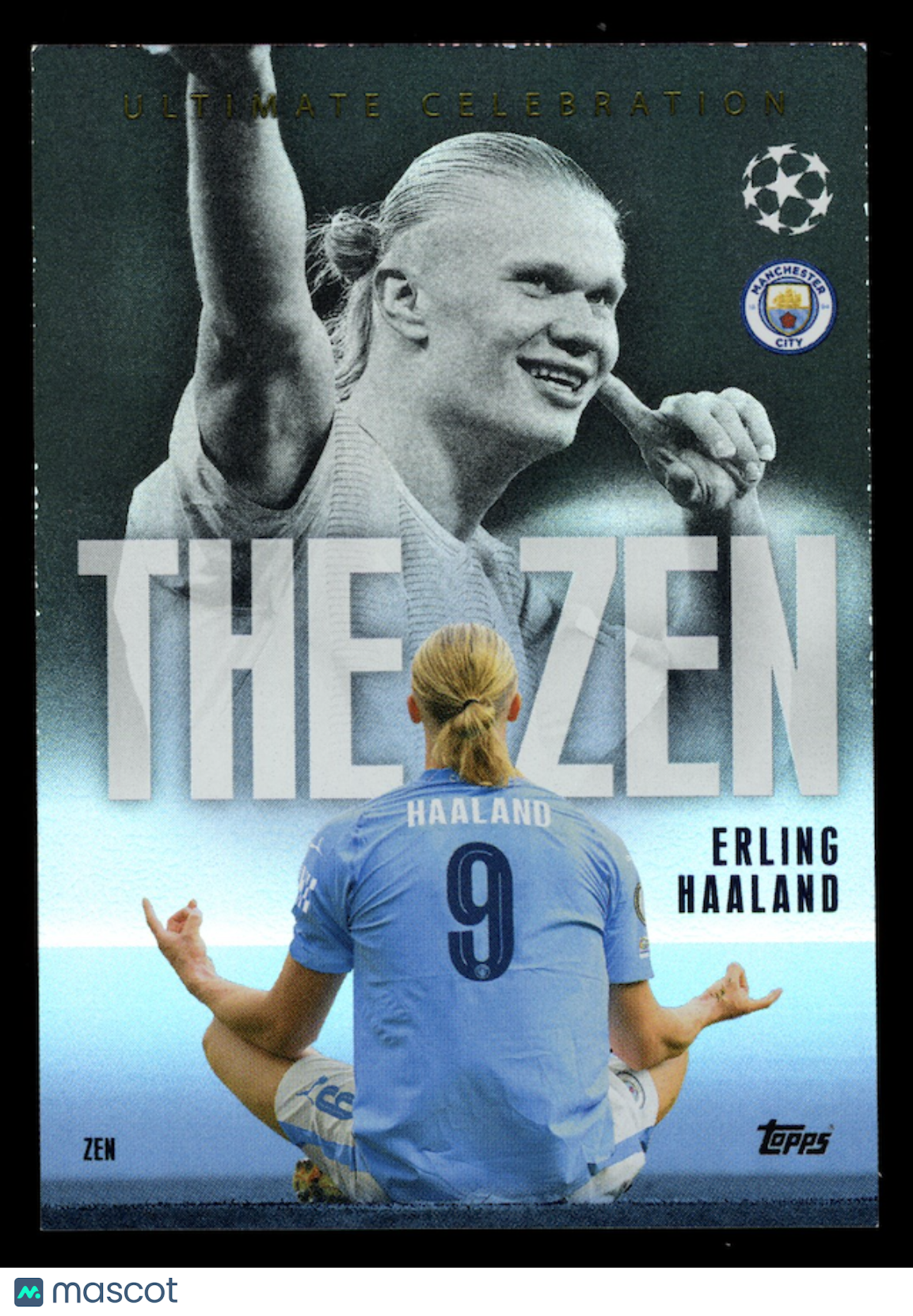 ERLING HAALAND 2023 Topps Match Attax Ultimate Celebration The Zen Man City