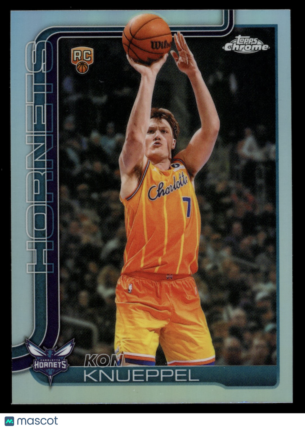 KON KNUEPPEL 2025-26 Topps Chrome Update Rookie Refractor #154 Hornets