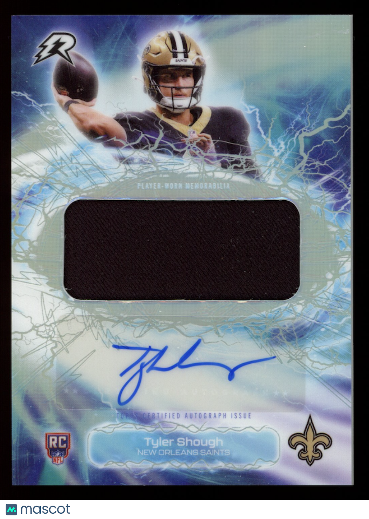 TYLER SHOUGH 2025 Topps Resurgence Radial Rookie Patch Auto #RRA-TS Saints