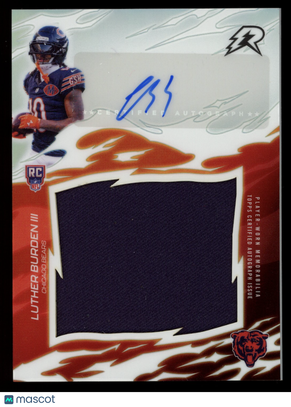 LUTHER BURDEN 2025 Topps Resurgence Rookie Relic Signatures Patch Auto #RRS-LB