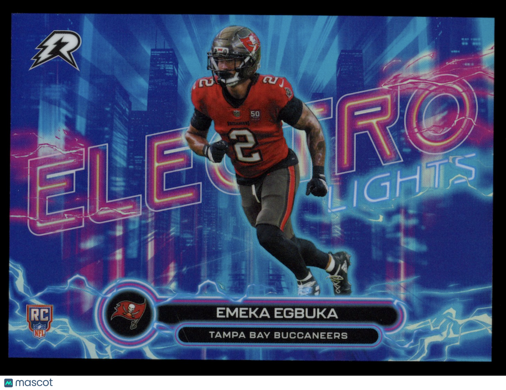 EMEKA EGBUKA 2025 Topps Resurgence Electro Lights Rookie Case Hit SSP #EL-25