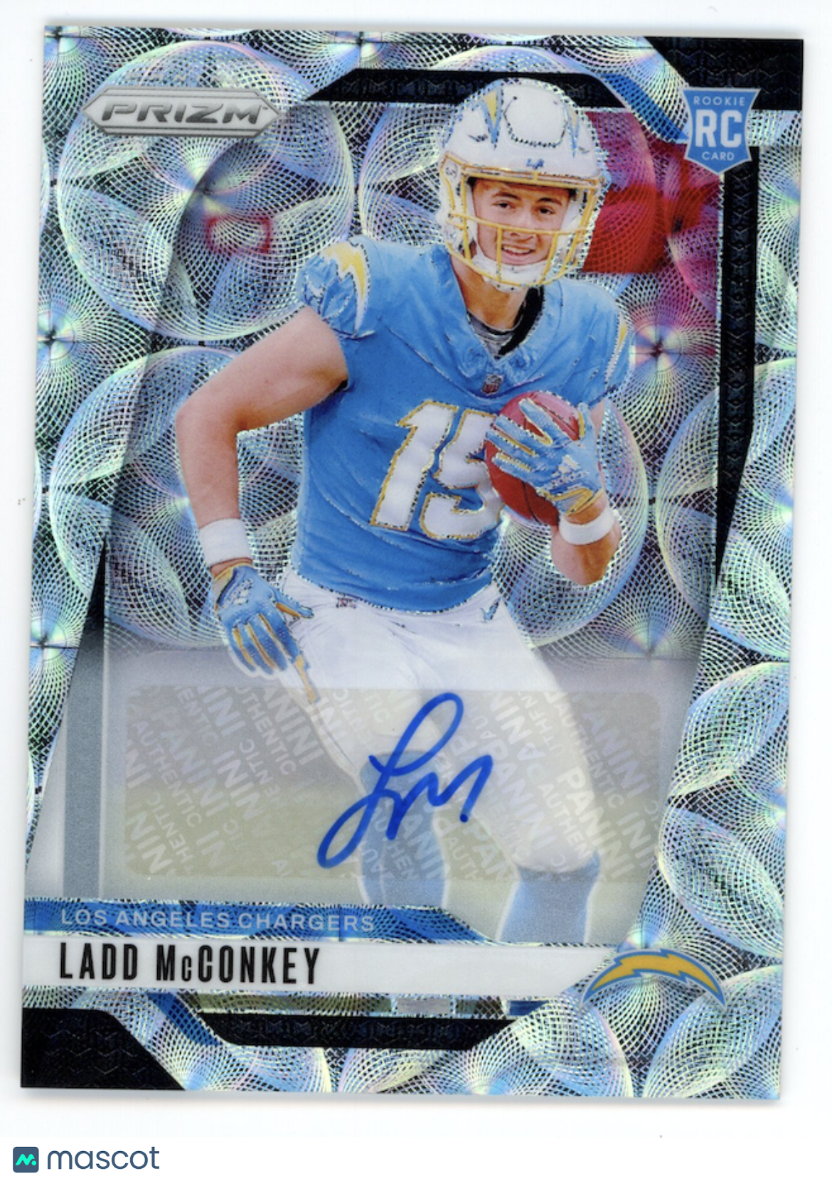 LADD MCCONKEY 2024 Panini Prizm Rookie Choice Auto /100 #365 Chargers