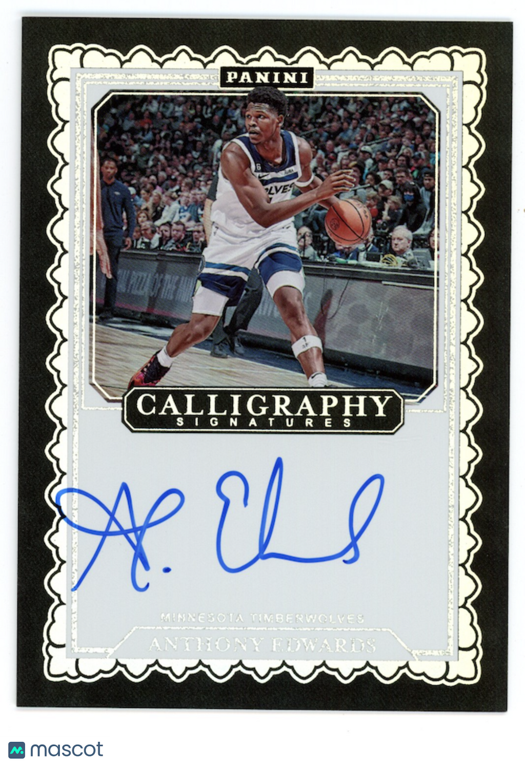 ANTHONY EDWARDS 2023-24 Panini Calligraphy Signatures Auto #CAL-AED Timberwolves