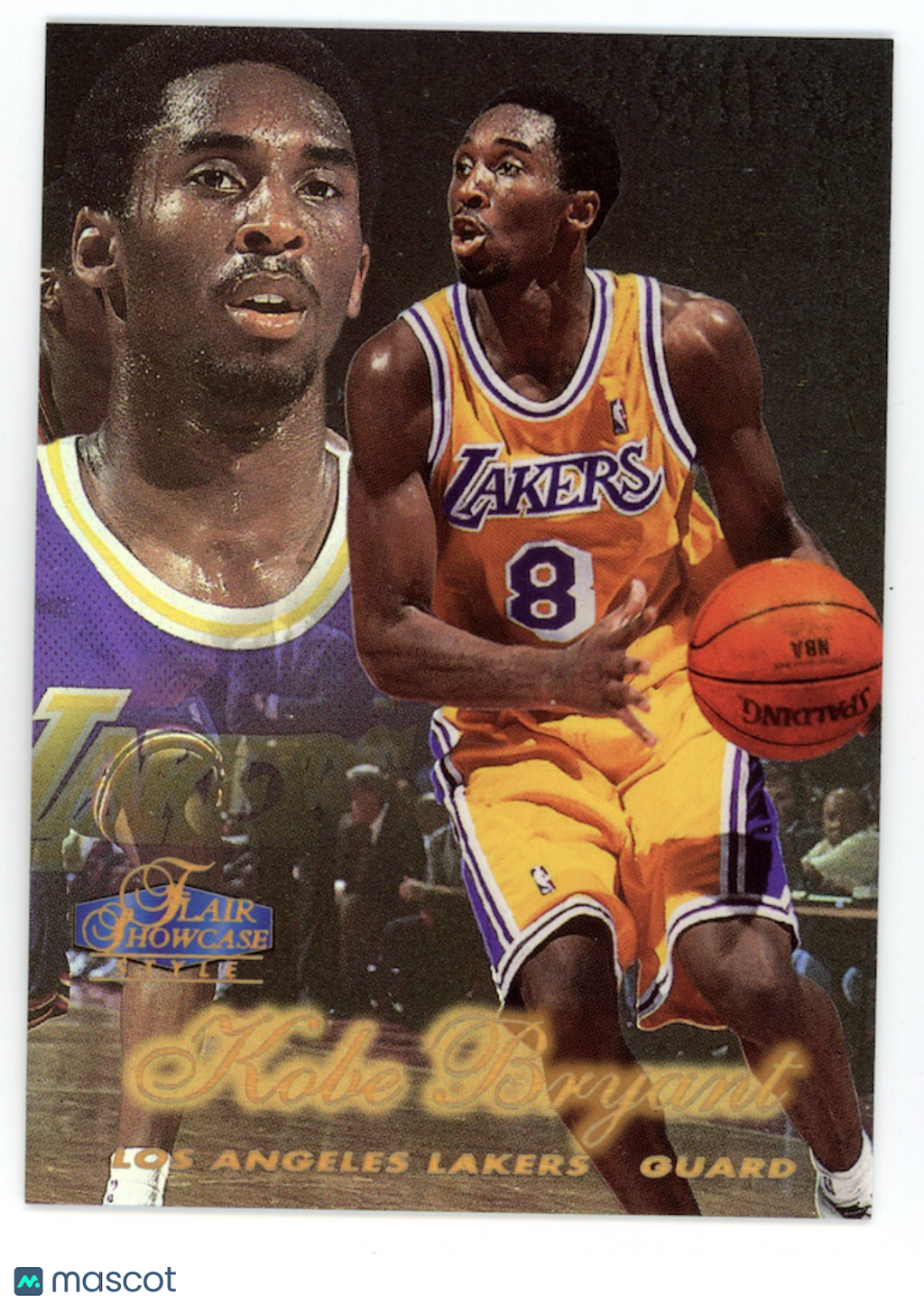 KOBE BRYANT 1997-98 Fleer Flair Showcase Style Showstopper Row 2 Seat 18 Lakers