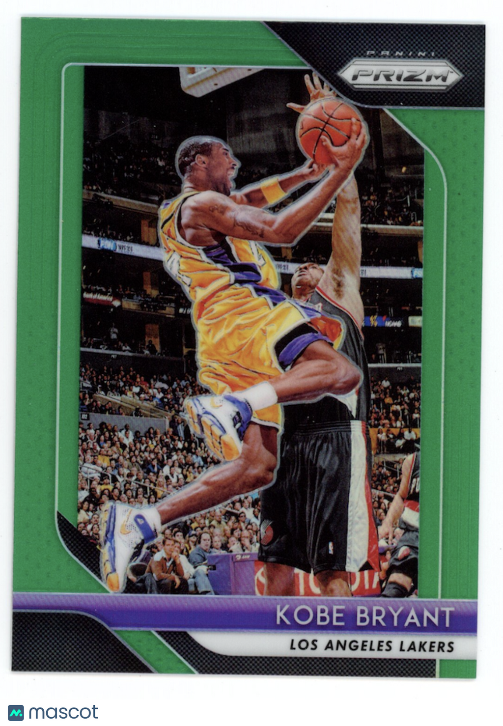 KOBE BRYANT 2018-19 Panini Prizm Green Parallel #15 Lakers