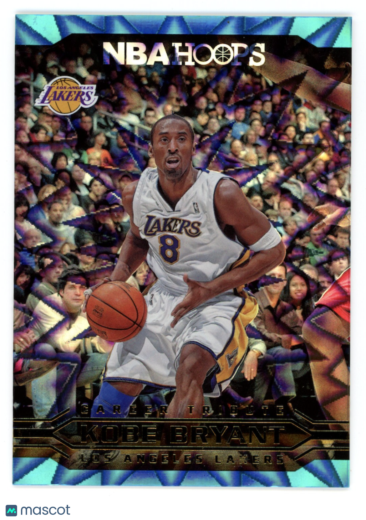 KOBE BRYANT 2017-18 Panini NBA Hoops Career Tribute Teal Explosion #292 Lakers