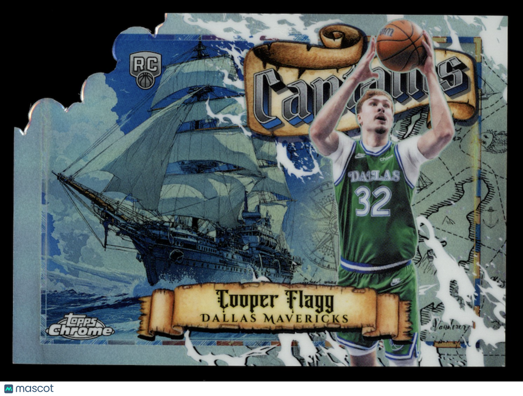 COOPER FLAGG 2025-26 Topps Chrome Update Captains Rookie Case Hit SSP #SC-17