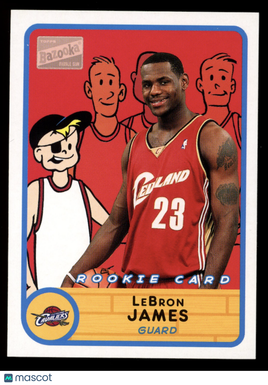 LEBRON JAMES 2003-04 Topps Bazooka Rookie #276 Cavaliers