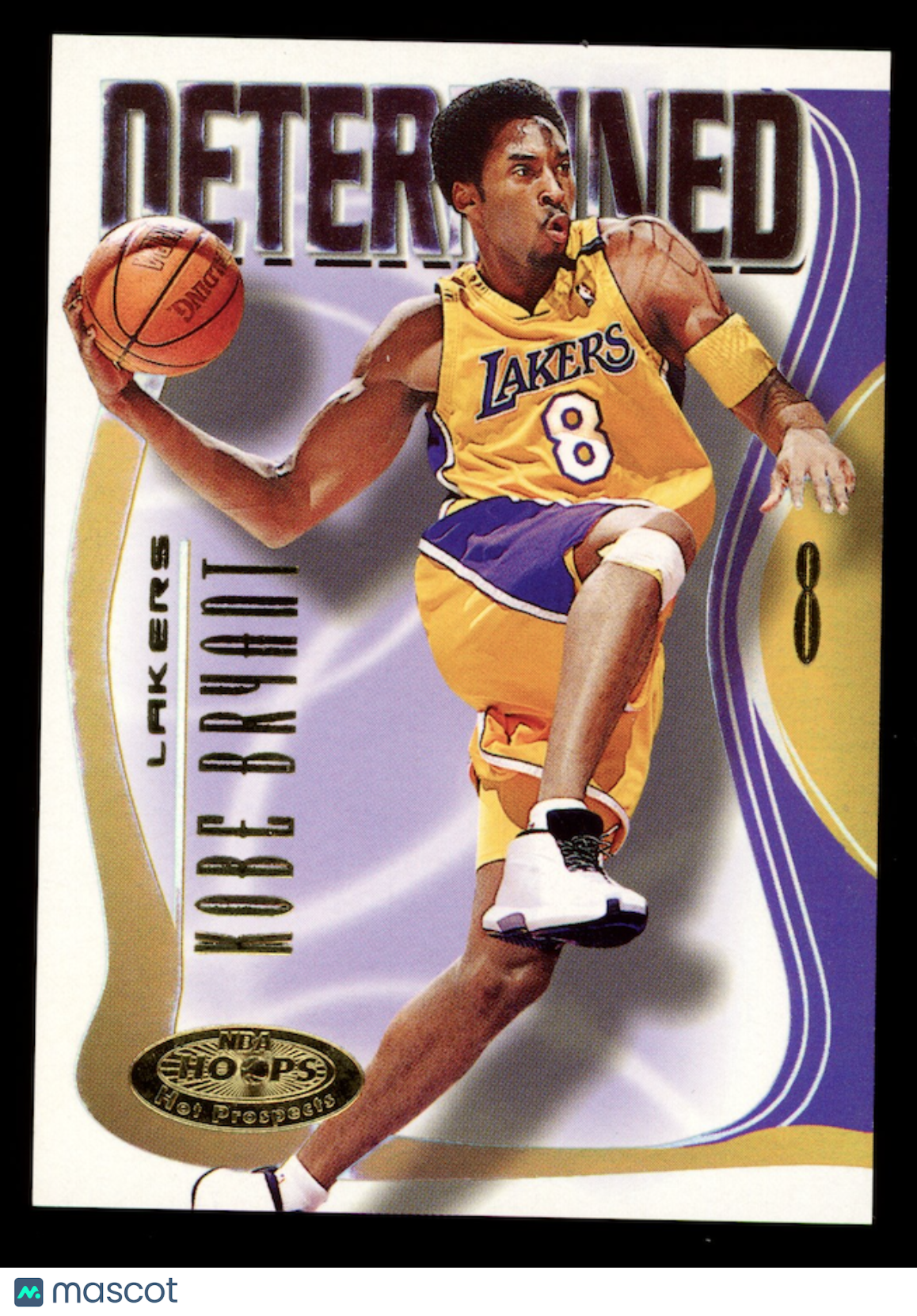KOBE BRYANT 2000-01 Fleer NBA Hoops Hot Prospects Determined #4 Lakers