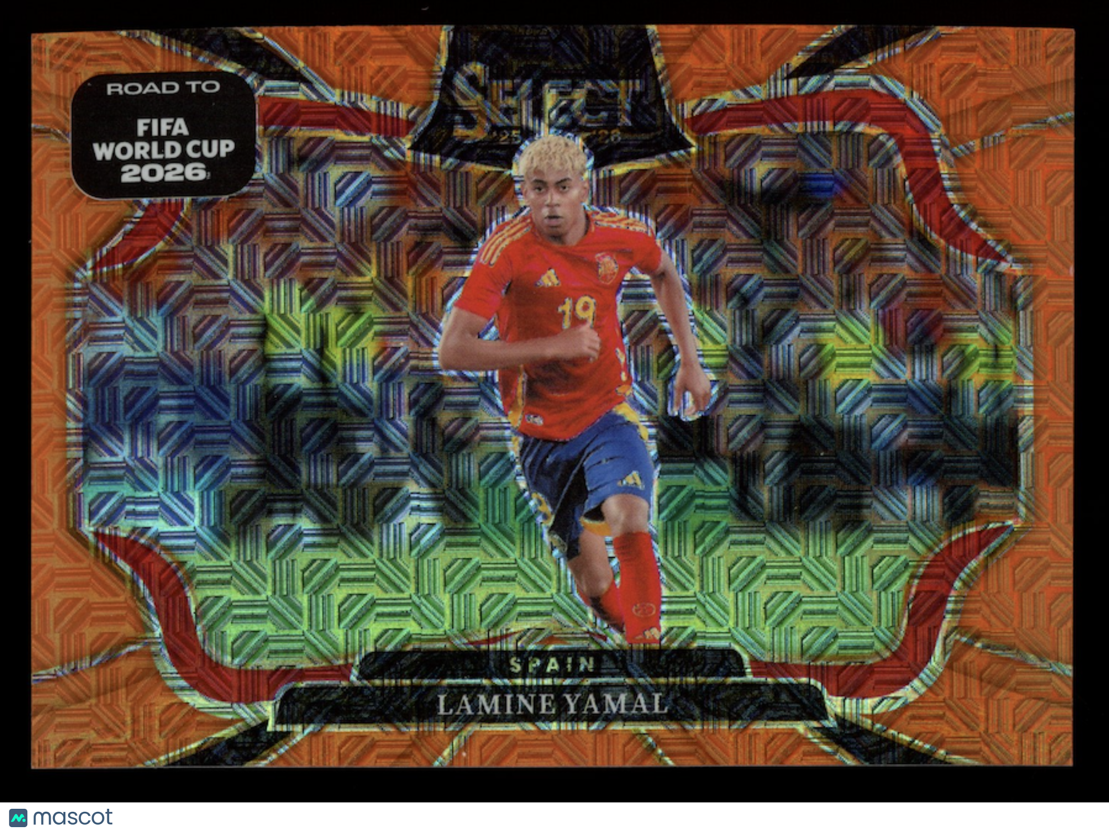 LAMINE YAMAL 2025-26 Select Road to FIFA World Cup Orange Mojo /825 #220