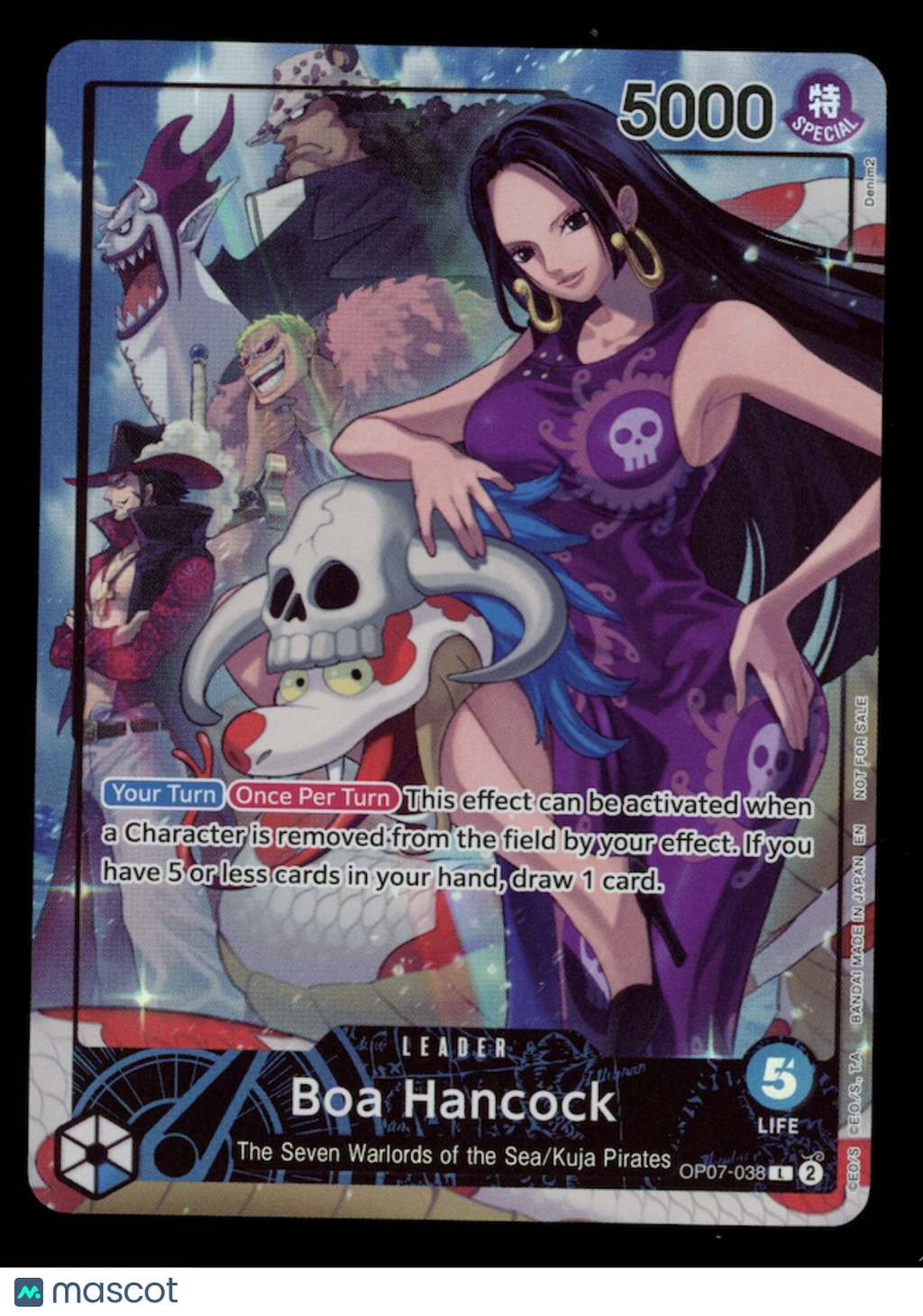 BOA HANCOCK 2024 One Piece Years in the Future Foil PSA Magazine Promo #OP07-038